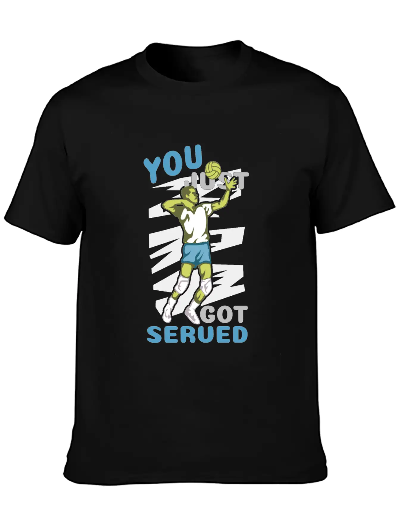 Volleyball Got Served You Champions Gift Essential Cotton Tee For Daily Outfits – Unisex Style