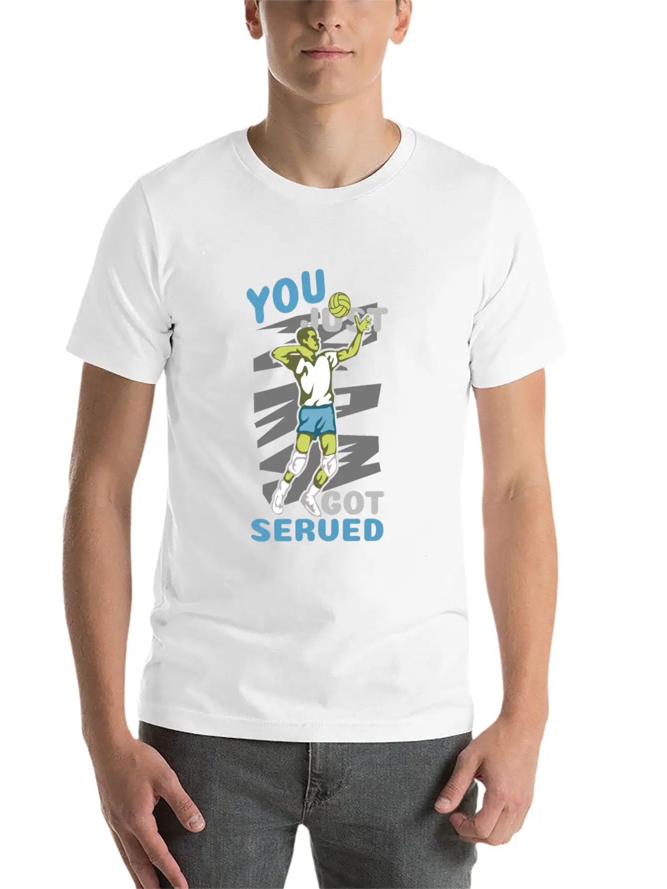 Volleyball Got Served You Champions Gift Essential Cotton Tee For Daily Outfits – Unisex Style