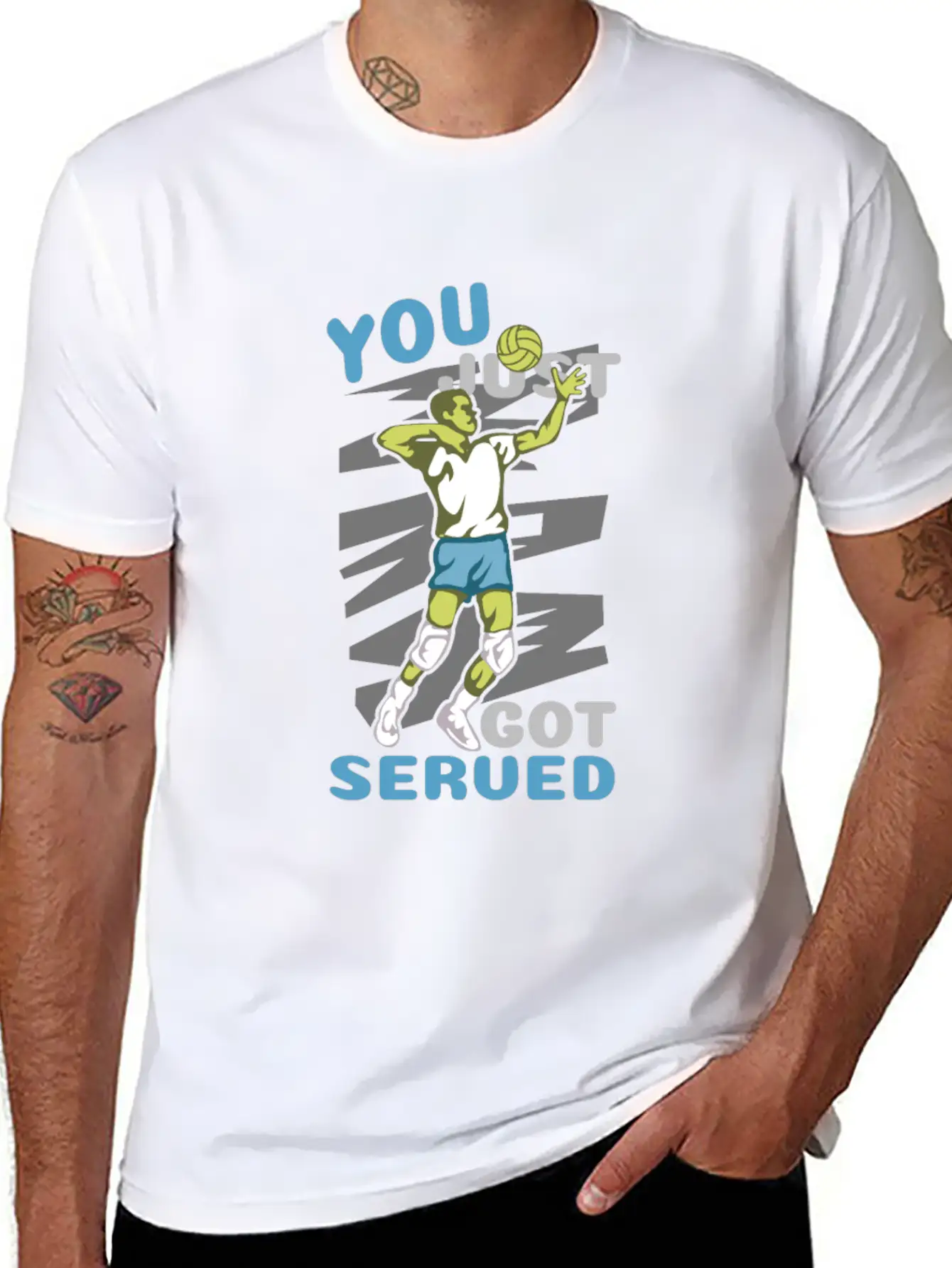 Volleyball Got Served You Champions Gift Essential Cotton Tee For Daily Outfits – Unisex Style