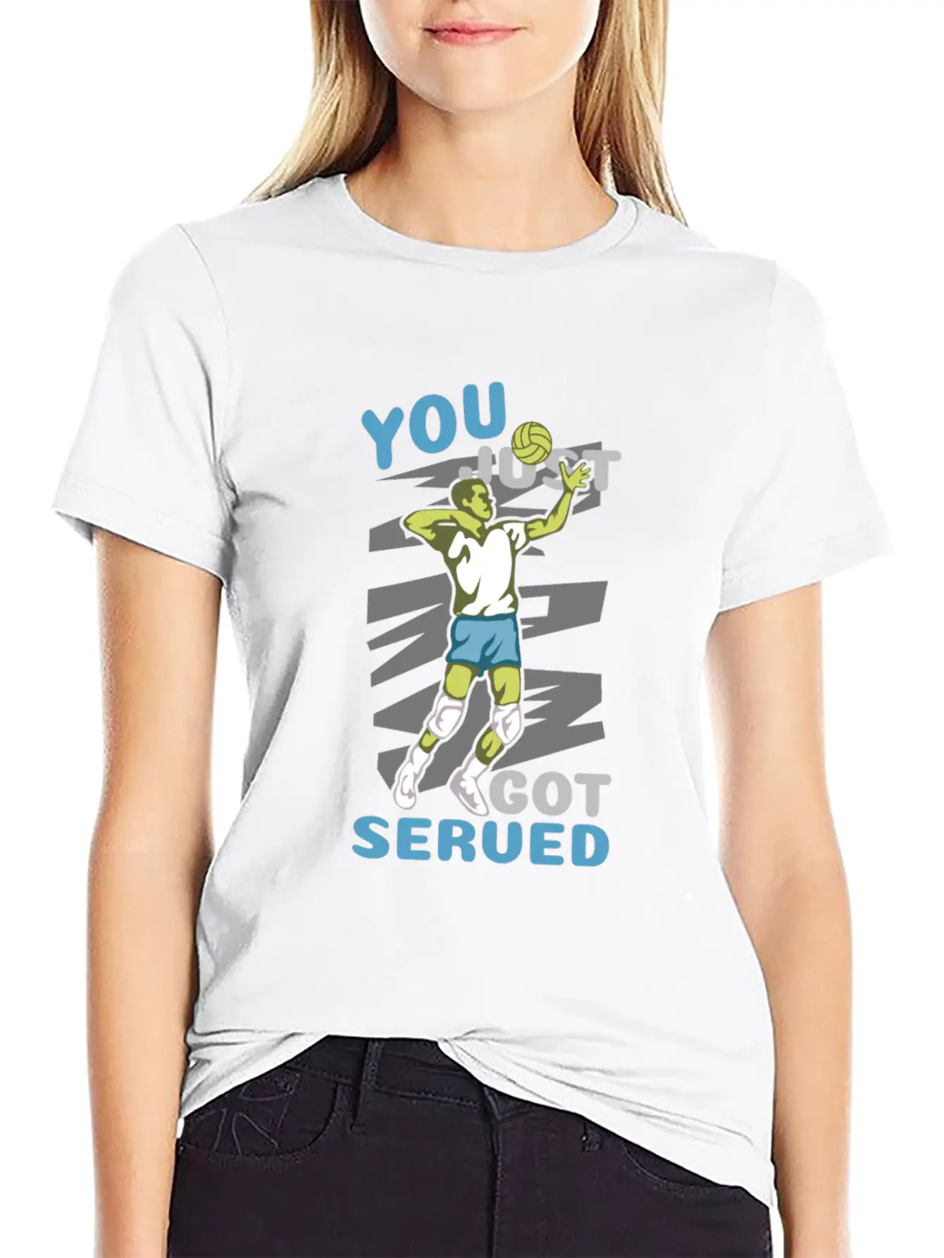 Volleyball Got Served You Champions Gift Essential Cotton Tee For Daily Outfits – Unisex Style