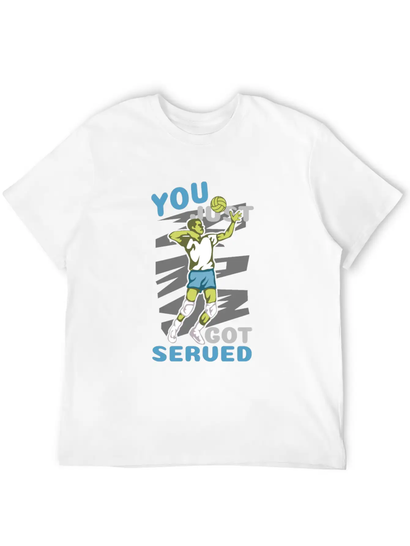 Volleyball Got Served You Champions Gift Essential Cotton Tee For Daily Outfits – Unisex Style