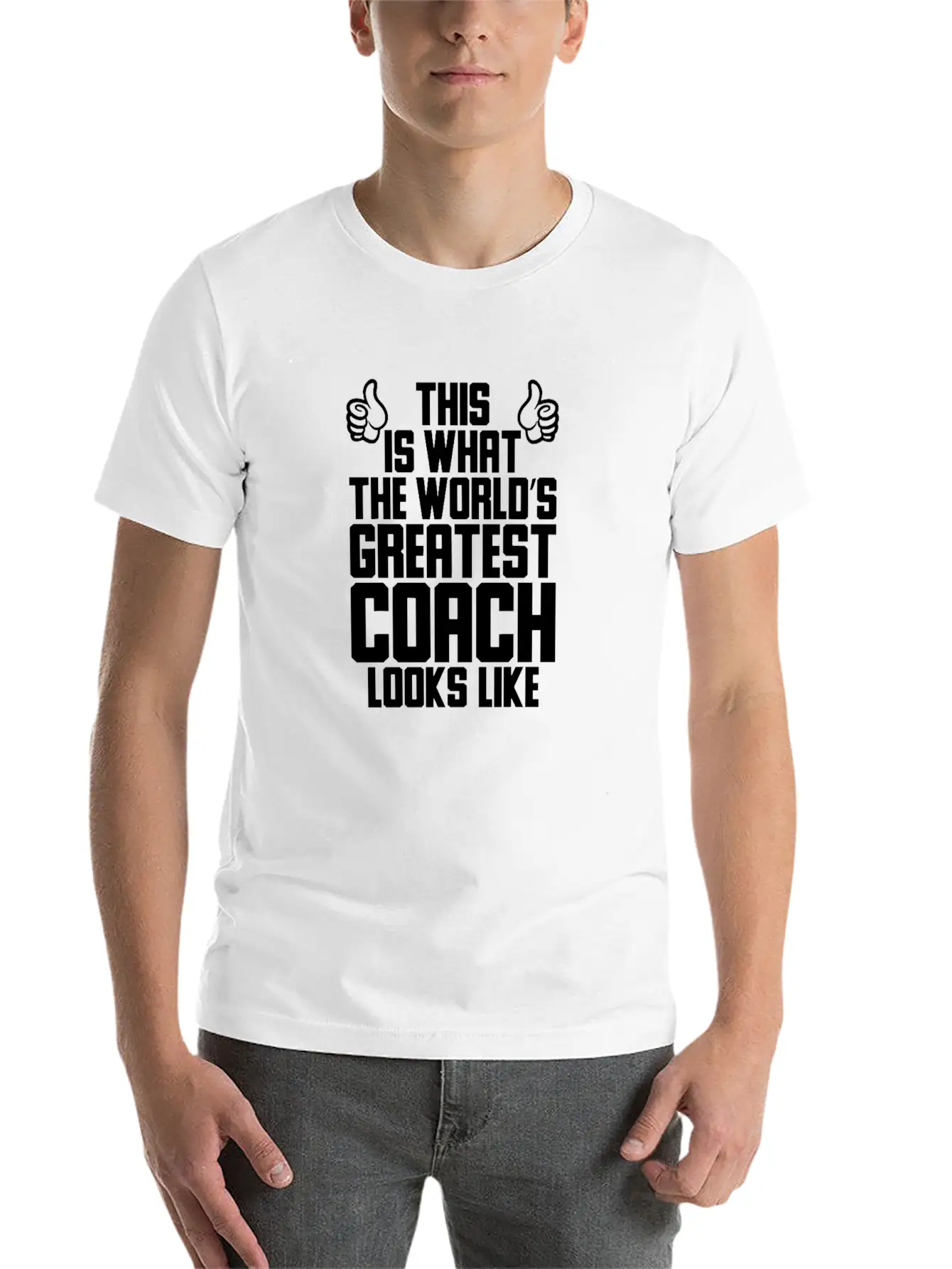 Volleyball Tshirt Worlds Greatest Coach Best Coach Modern Fit Casual T-Shirt – Clean And Versatile Design