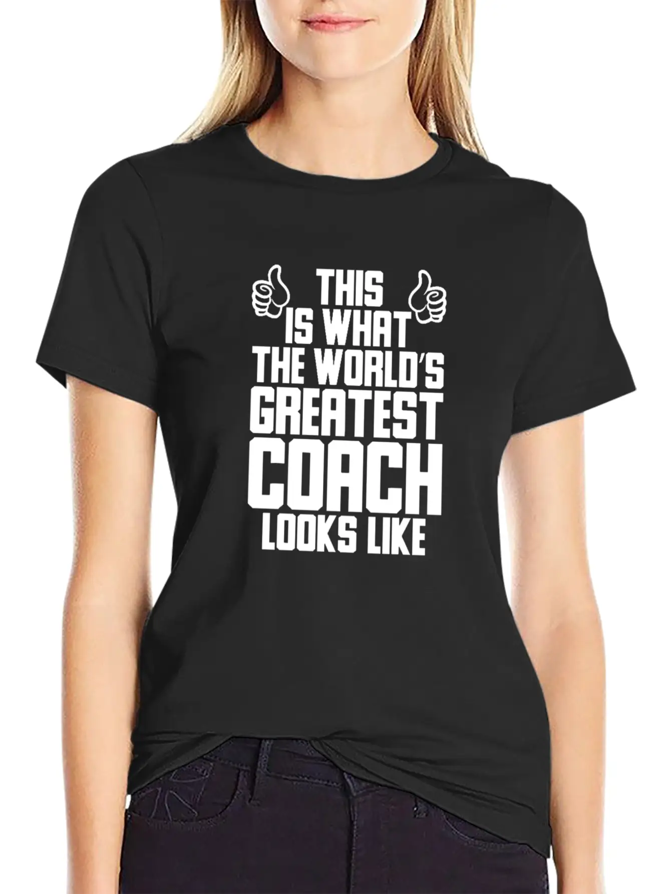 Volleyball Tshirt Worlds Greatest Coach Best Coach Modern Fit Casual T-Shirt – Clean And Versatile Design