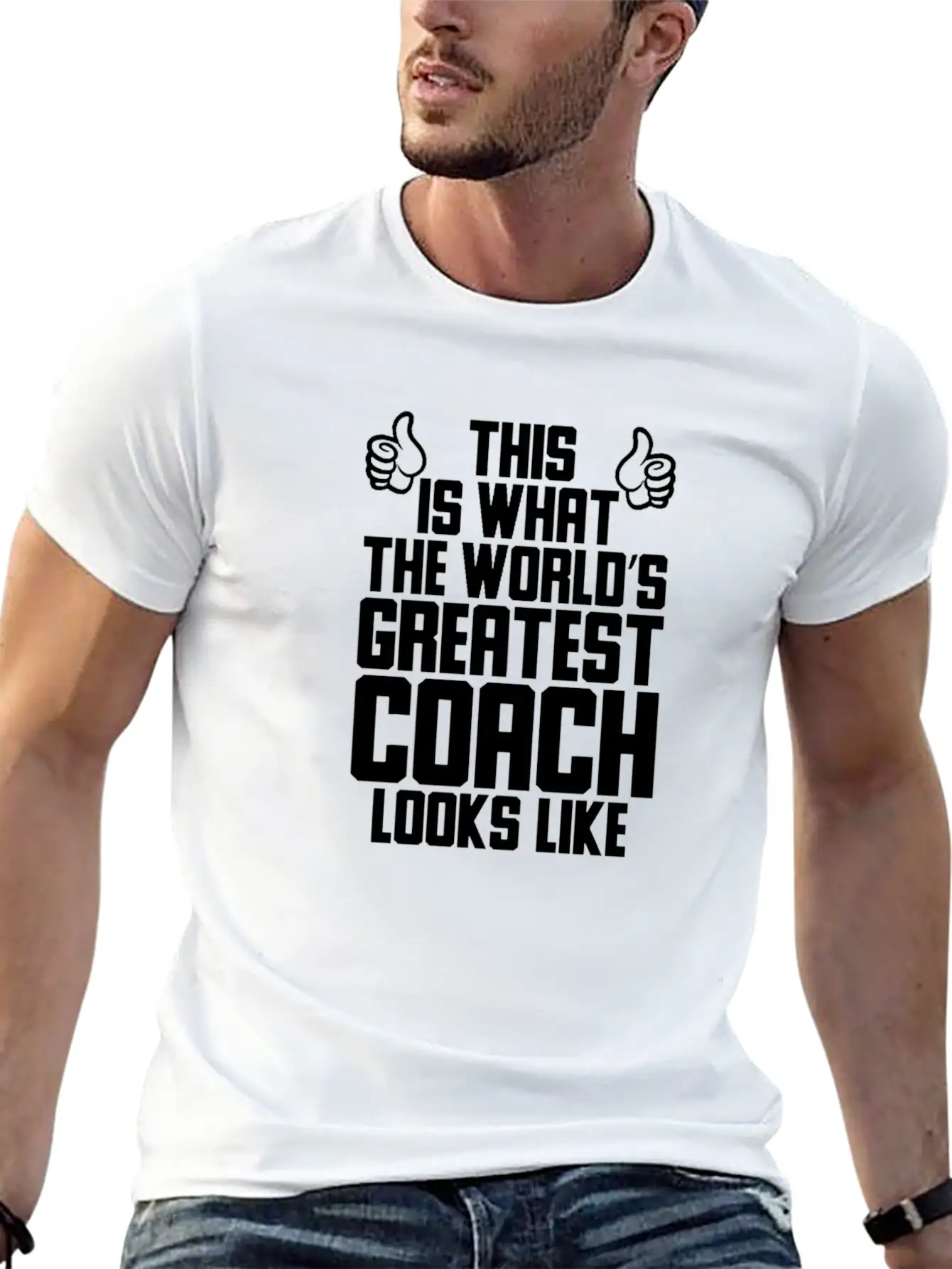 Volleyball Tshirt Worlds Greatest Coach Best Coach Modern Fit Casual T-Shirt – Clean And Versatile Design
