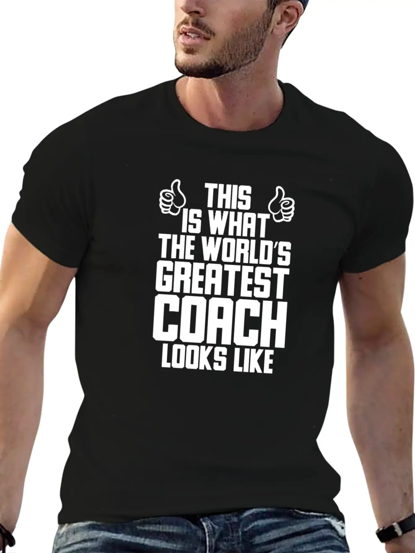 Volleyball Tshirt Worlds Greatest Coach Best Coach Modern Fit Casual T-Shirt – Clean And Versatile Design