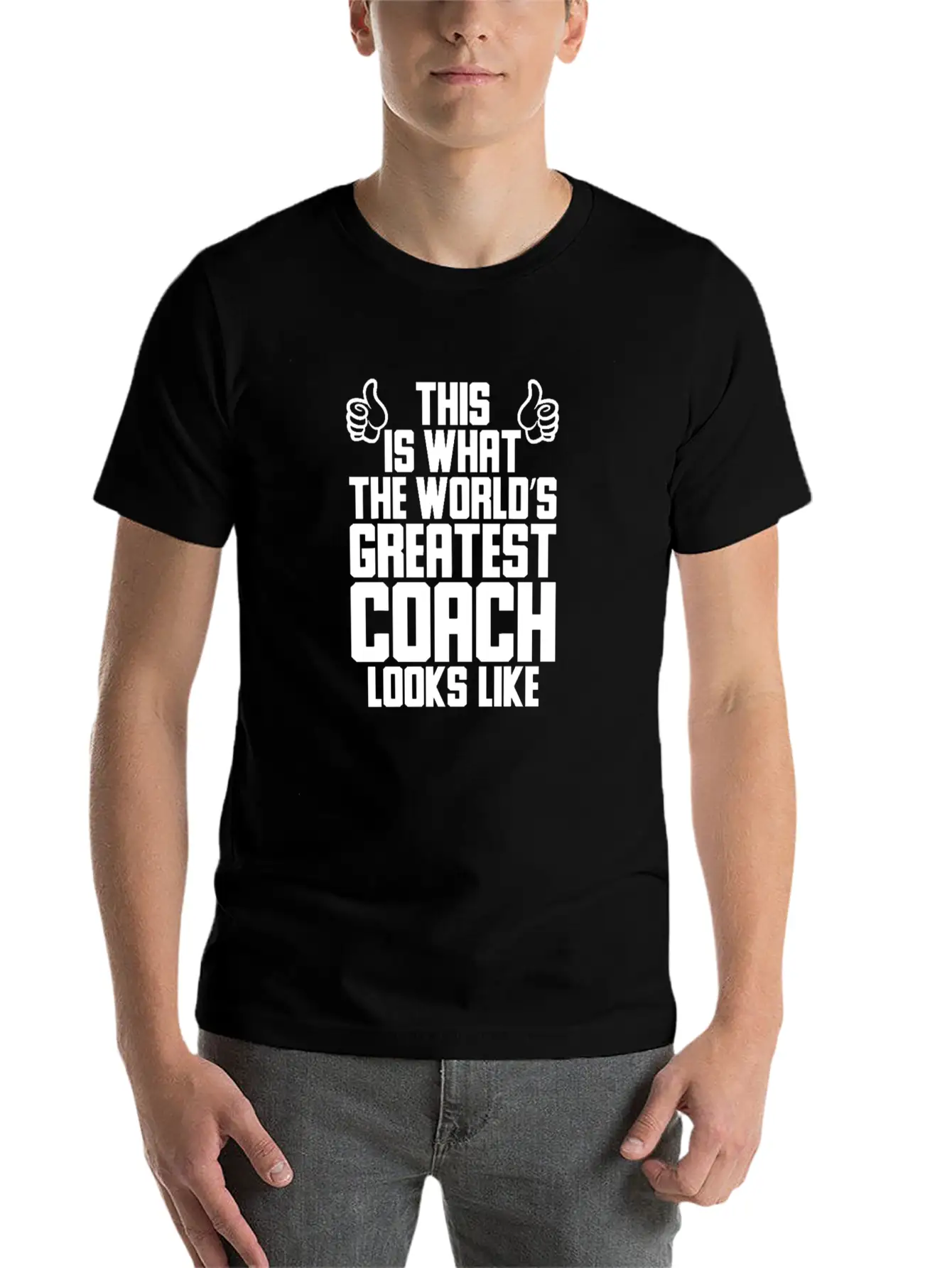 Volleyball Tshirt Worlds Greatest Coach Best Coach Modern Fit Casual T-Shirt – Clean And Versatile Design