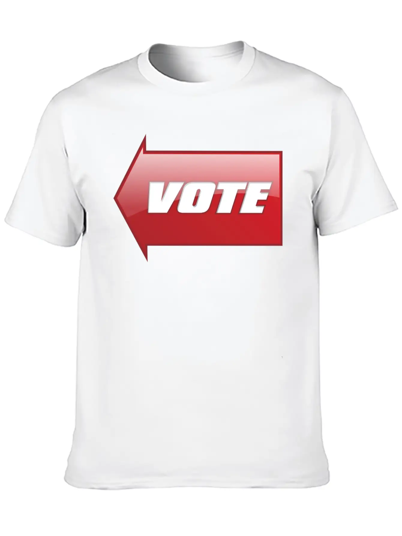 Vote Sign Classic Fit Graphic Tee For Daily Comfort – Unisex Cotton Shirt