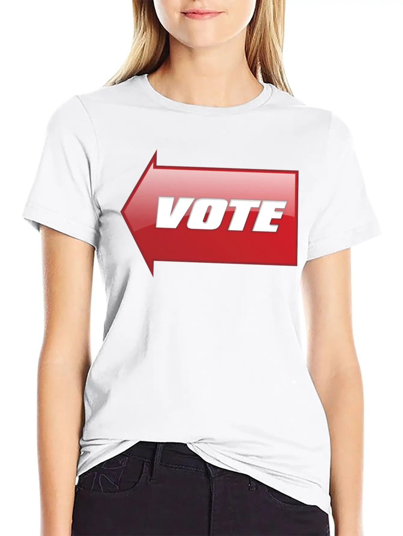 Vote Sign Classic Fit Graphic Tee For Daily Comfort – Unisex Cotton Shirt