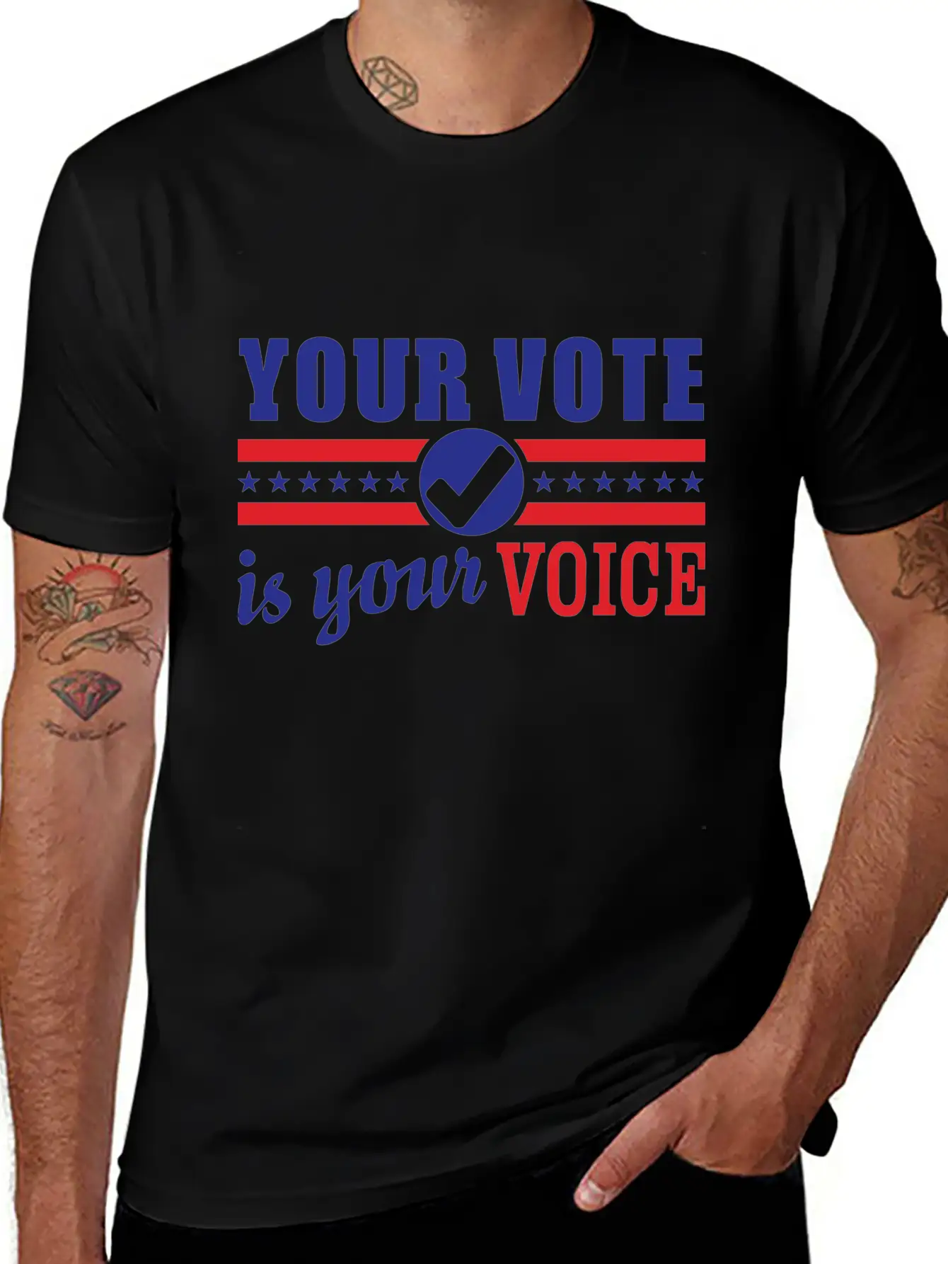 Vote Voting Elections President Voice Decision Classic Fit Graphic Tee For Daily Comfort – Unisex Cotton Shirt