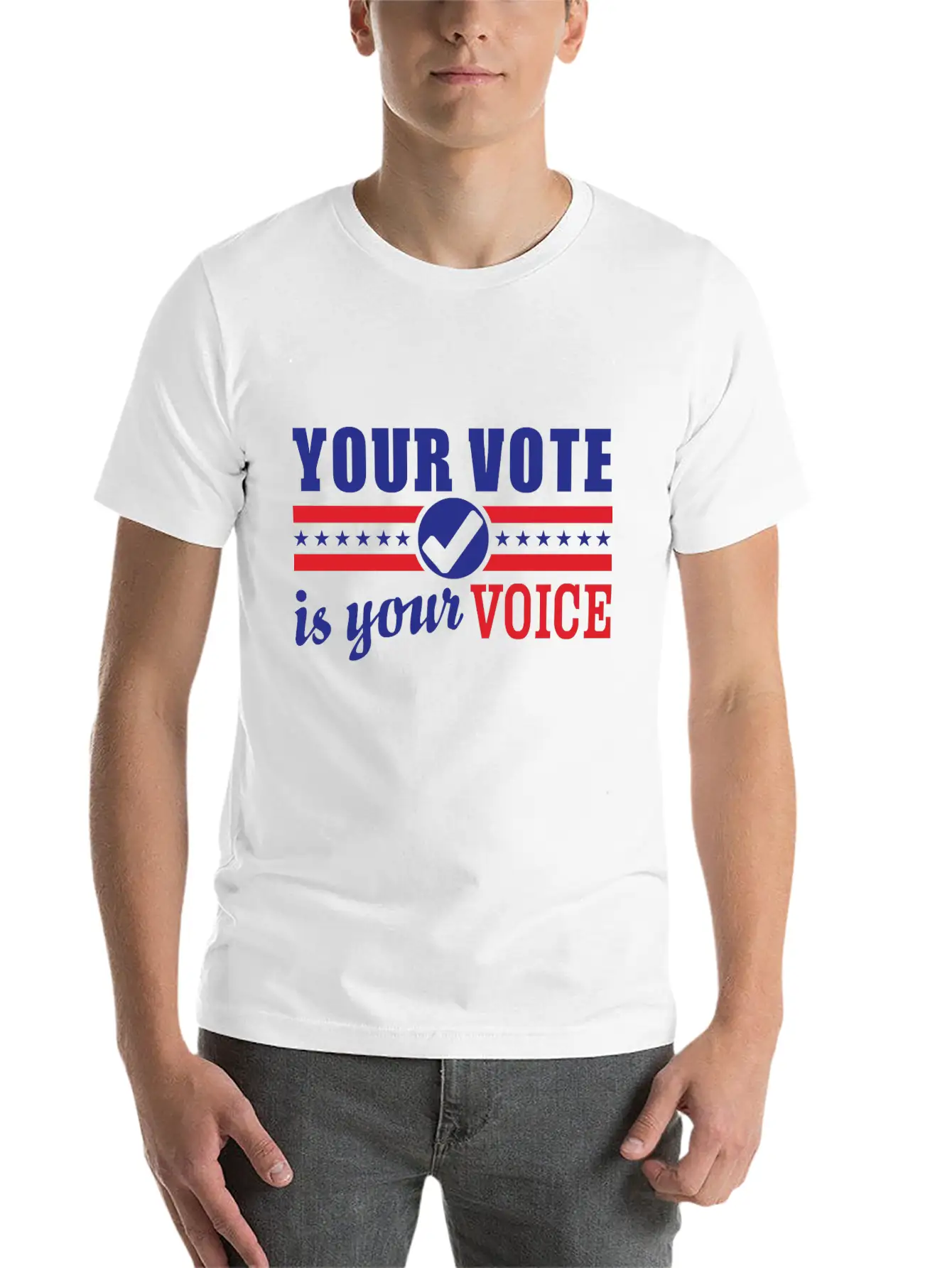 Vote Voting Elections President Voice Decision Classic Fit Graphic Tee For Daily Comfort – Unisex Cotton Shirt