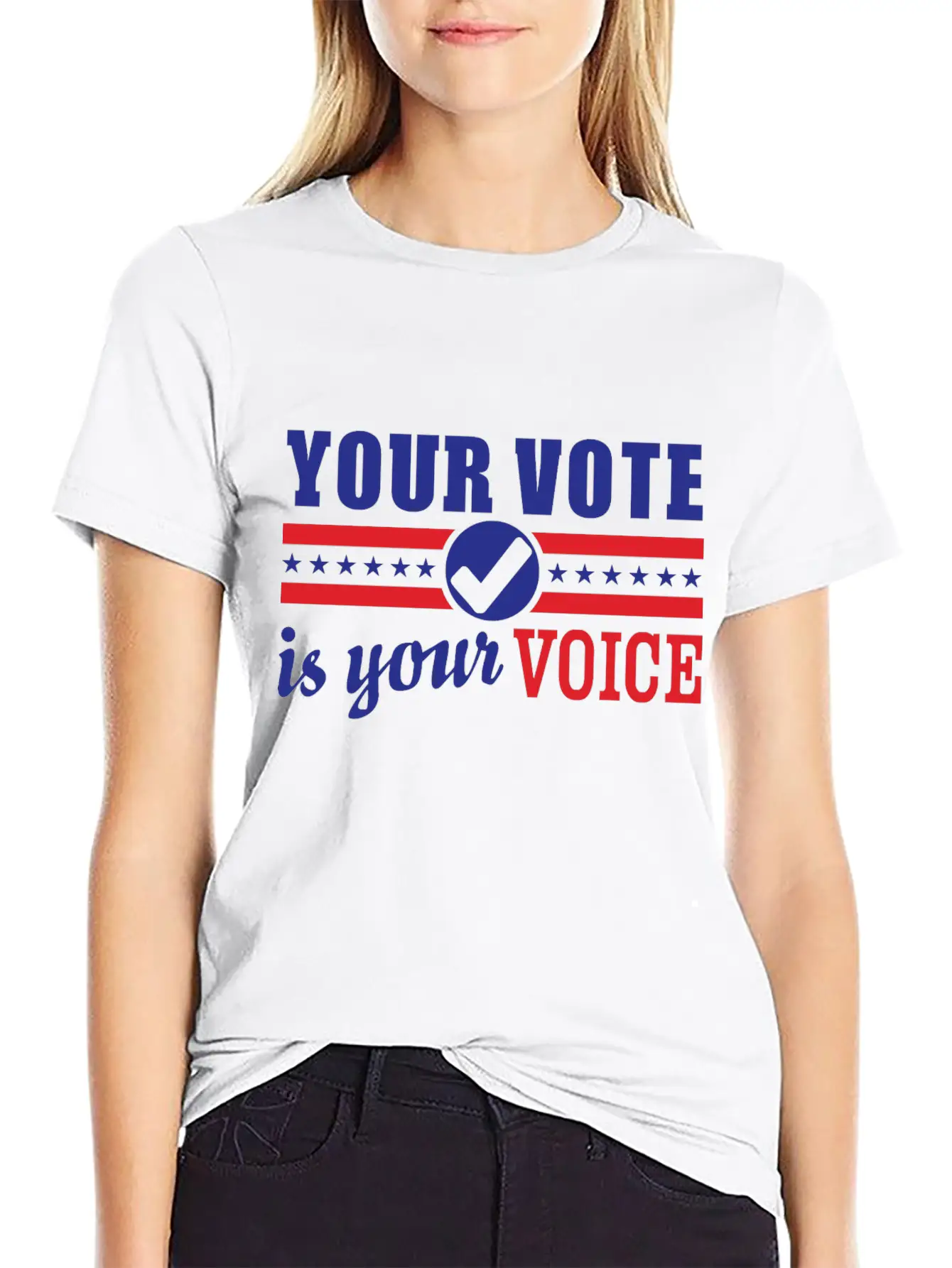 Vote Voting Elections President Voice Decision Classic Fit Graphic Tee For Daily Comfort – Unisex Cotton Shirt