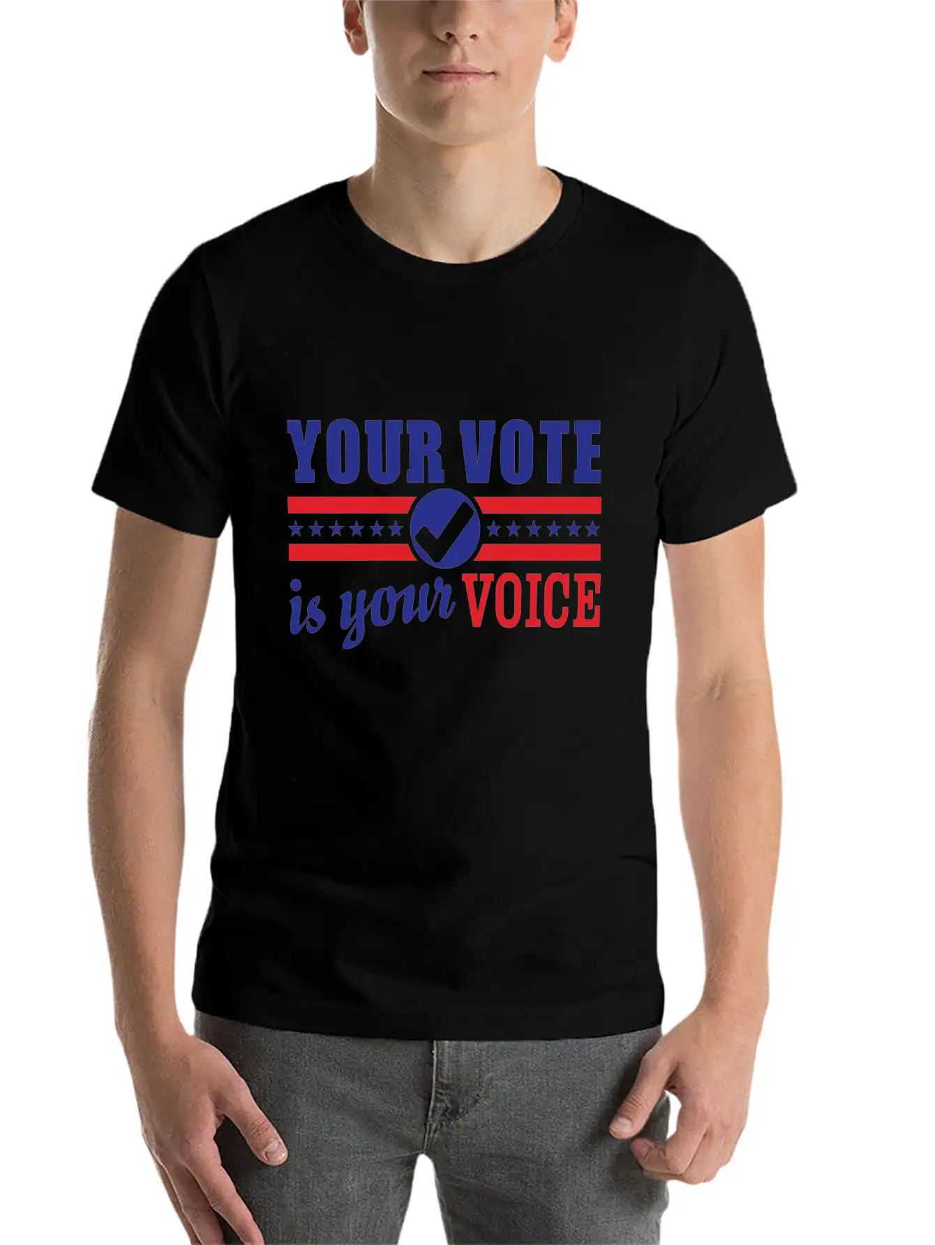 Vote Voting Elections President Voice Decision Classic Fit Graphic Tee For Daily Comfort – Unisex Cotton Shirt
