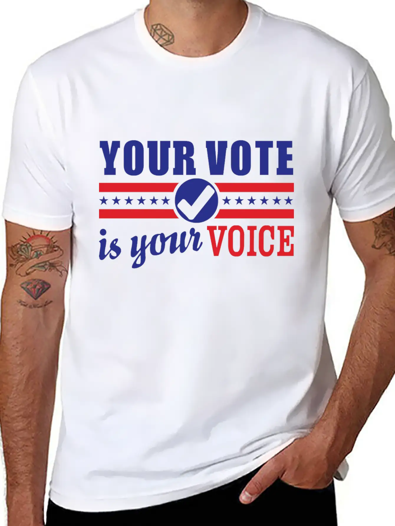 Vote Voting Elections President Voice Decision Classic Fit Graphic Tee For Daily Comfort – Unisex Cotton Shirt