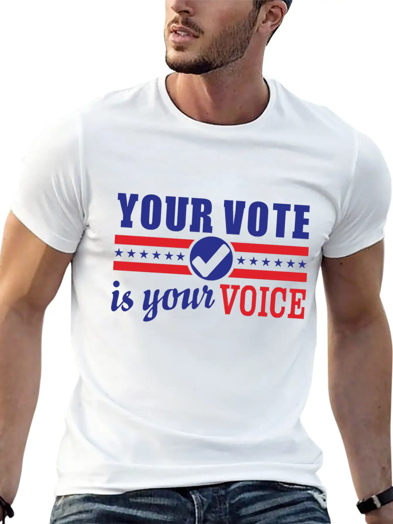 Vote Voting Elections President Voice Decision Classic Fit Graphic Tee For Daily Comfort – Unisex Cotton Shirt