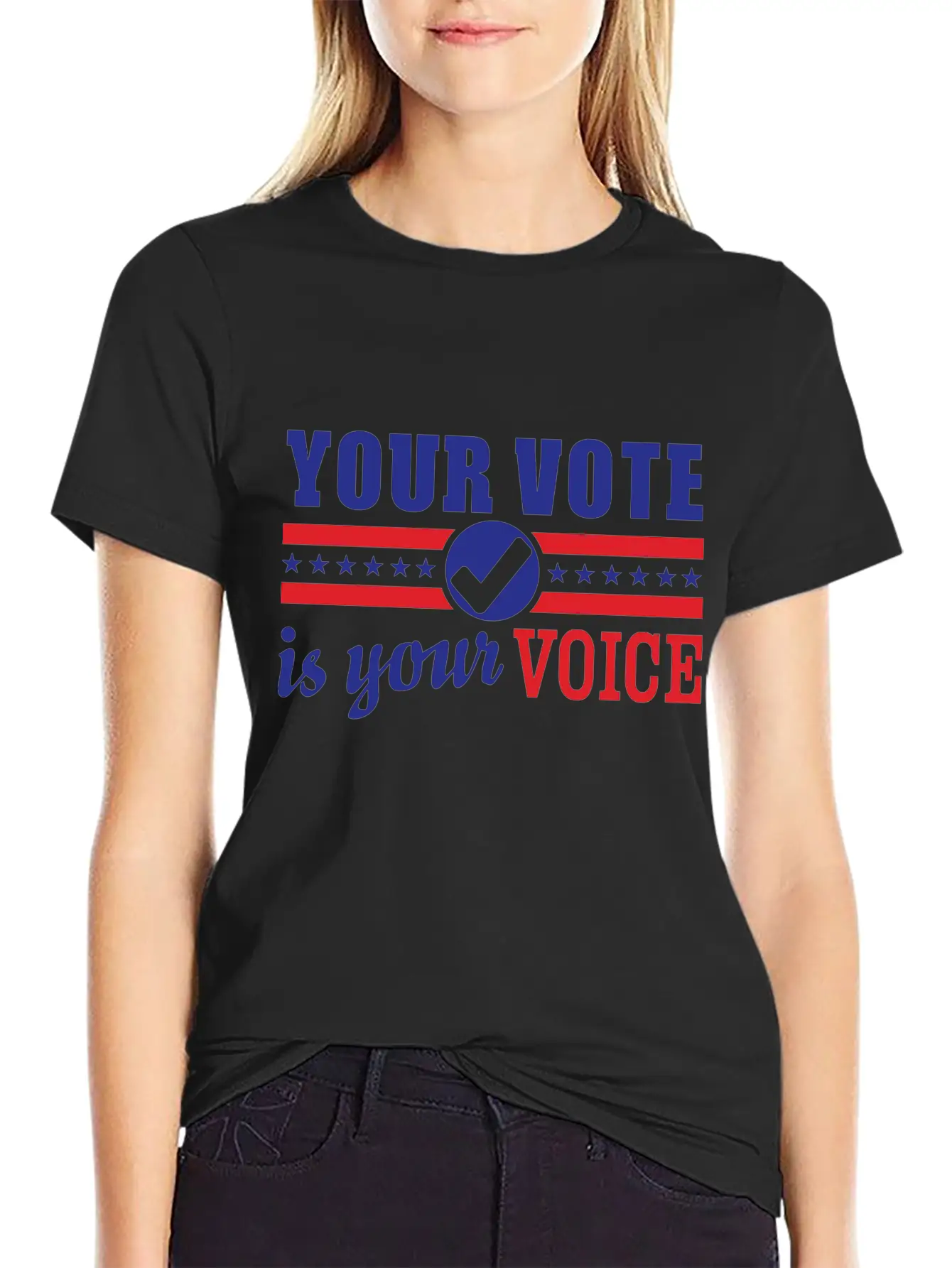 Vote Voting Elections President Voice Decision Classic Fit Graphic Tee For Daily Comfort – Unisex Cotton Shirt