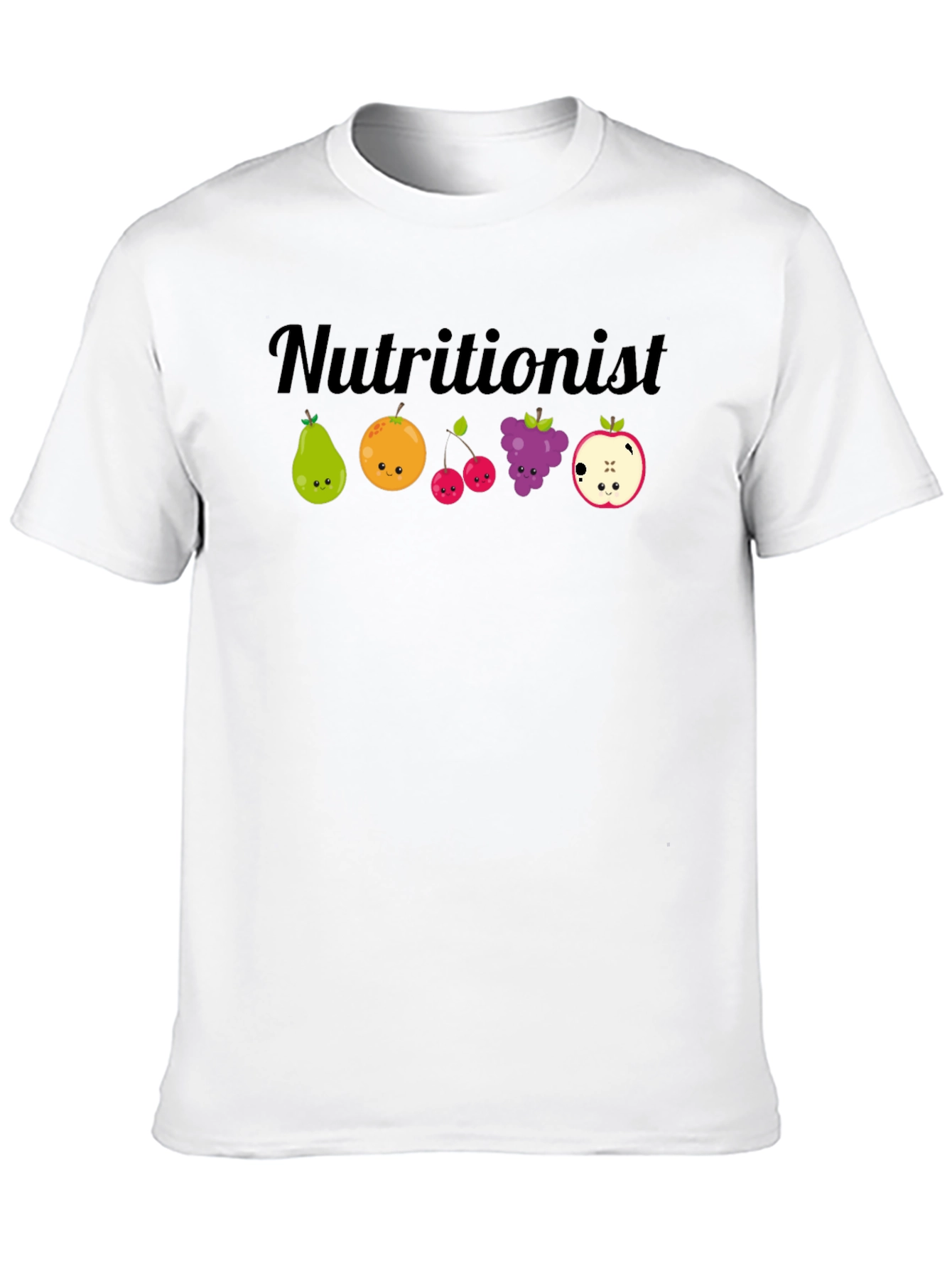 Nutritionist Cartoon Fruit T-Shirt
