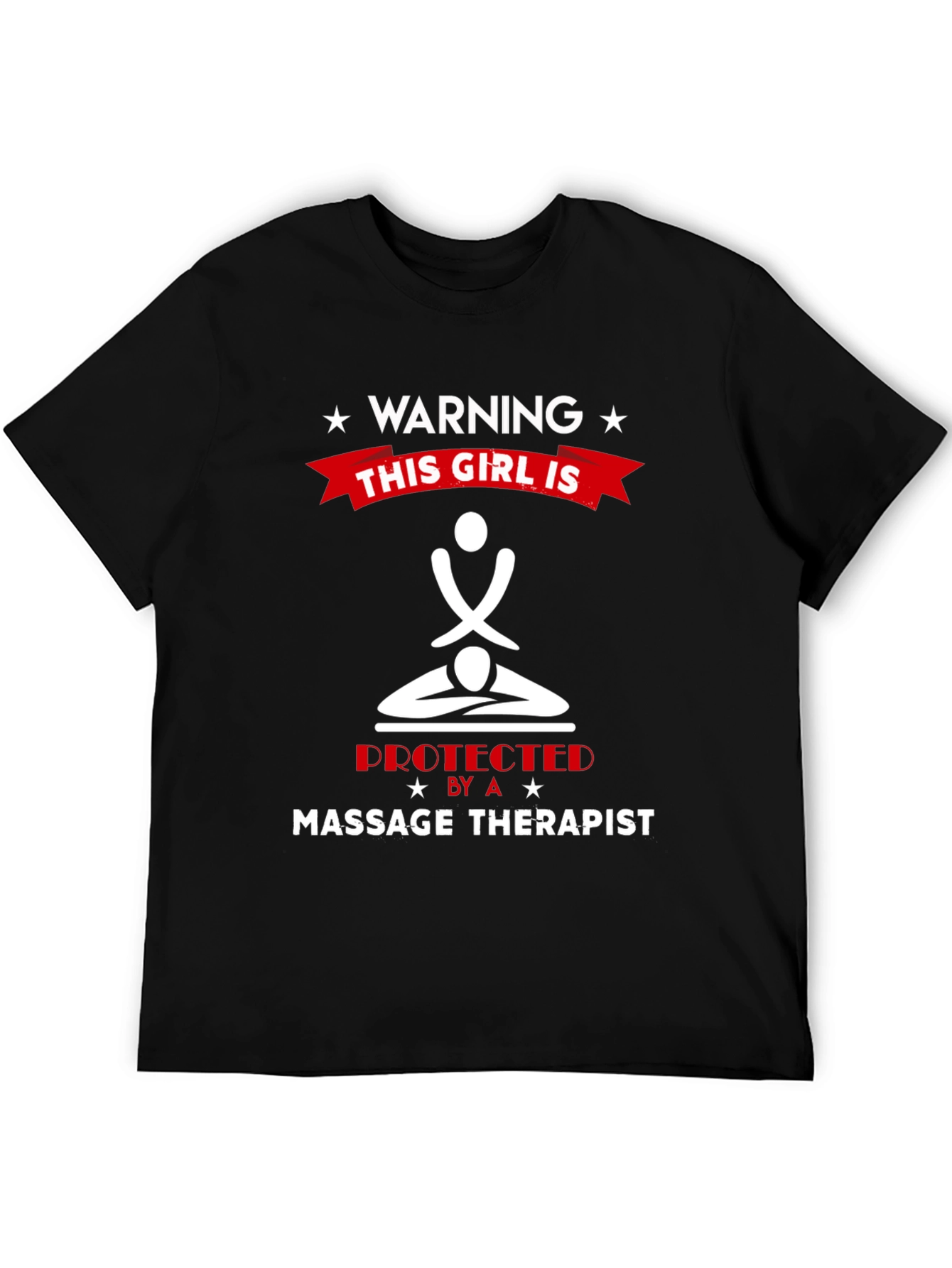 Warning: Protected by a Massage Therapist T-Shirt