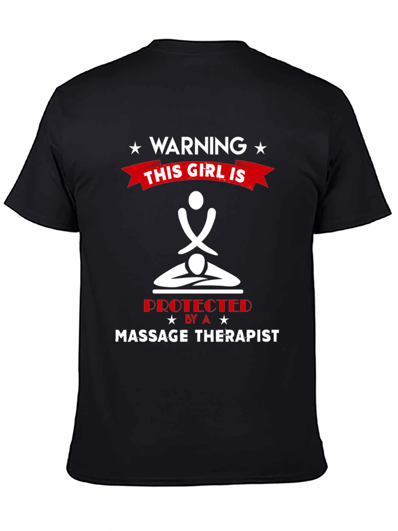 Warning: Protected by a Massage Therapist T-Shirt