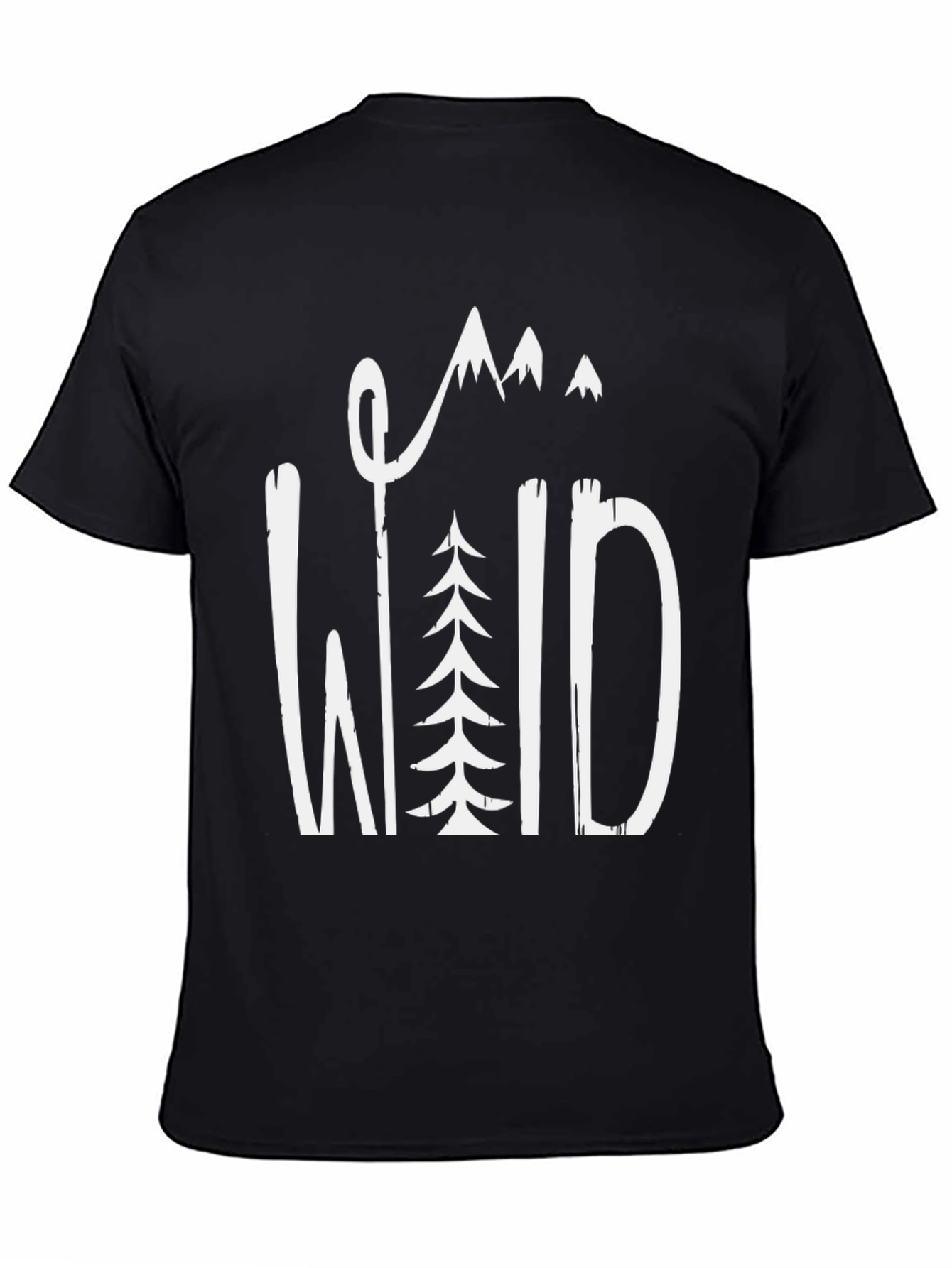 Wild Adventure Black Graphic T-Shirt