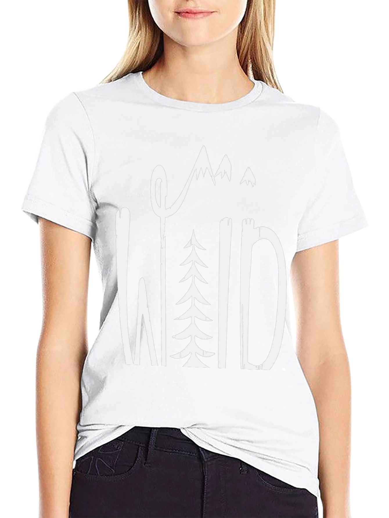 Wild Adventure Black Graphic T-Shirt
