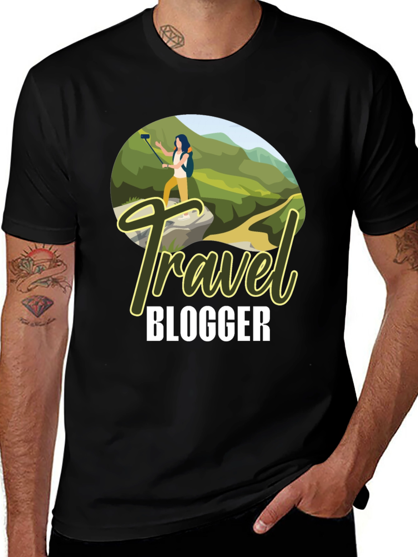 Travel Blogger Graphic Tee - Adventure Ready!