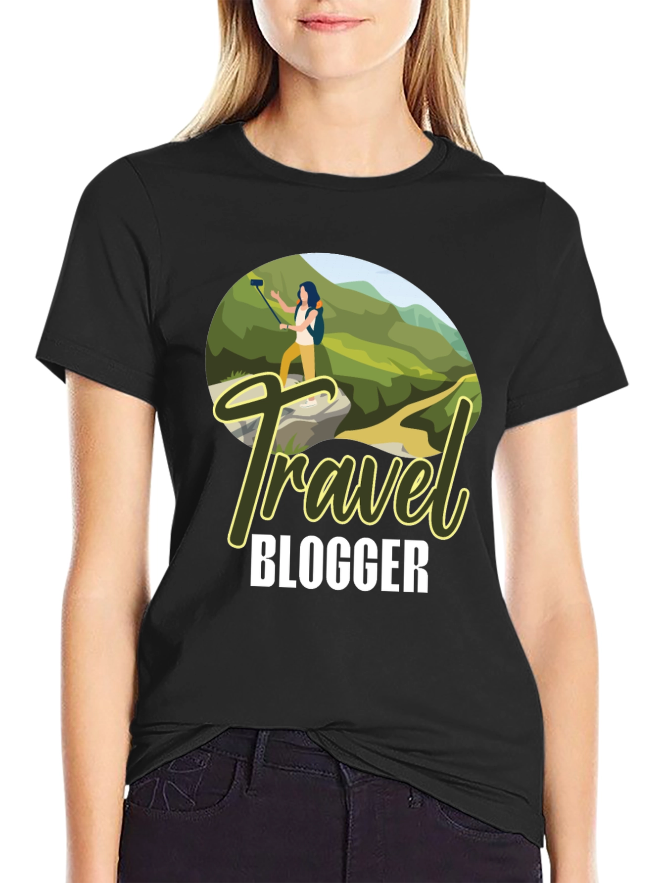 Travel Blogger Graphic Tee - Adventure Ready!