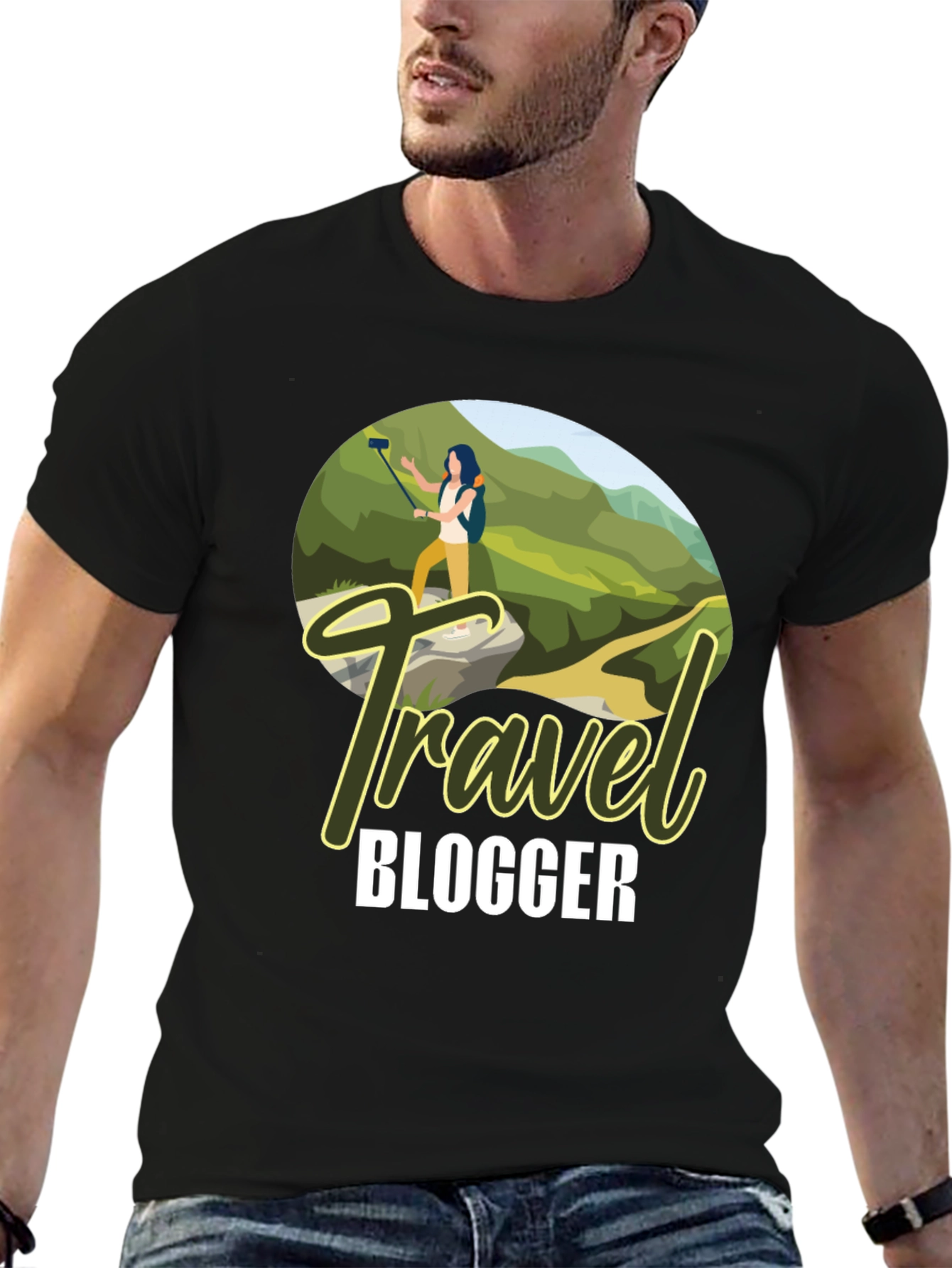 Travel Blogger Graphic Tee - Adventure Ready!