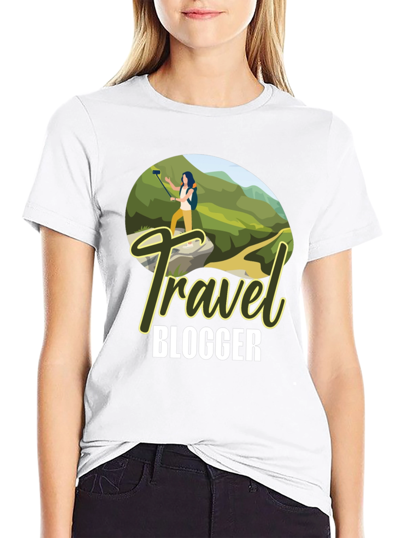 Travel Blogger Graphic Tee - Adventure Ready!