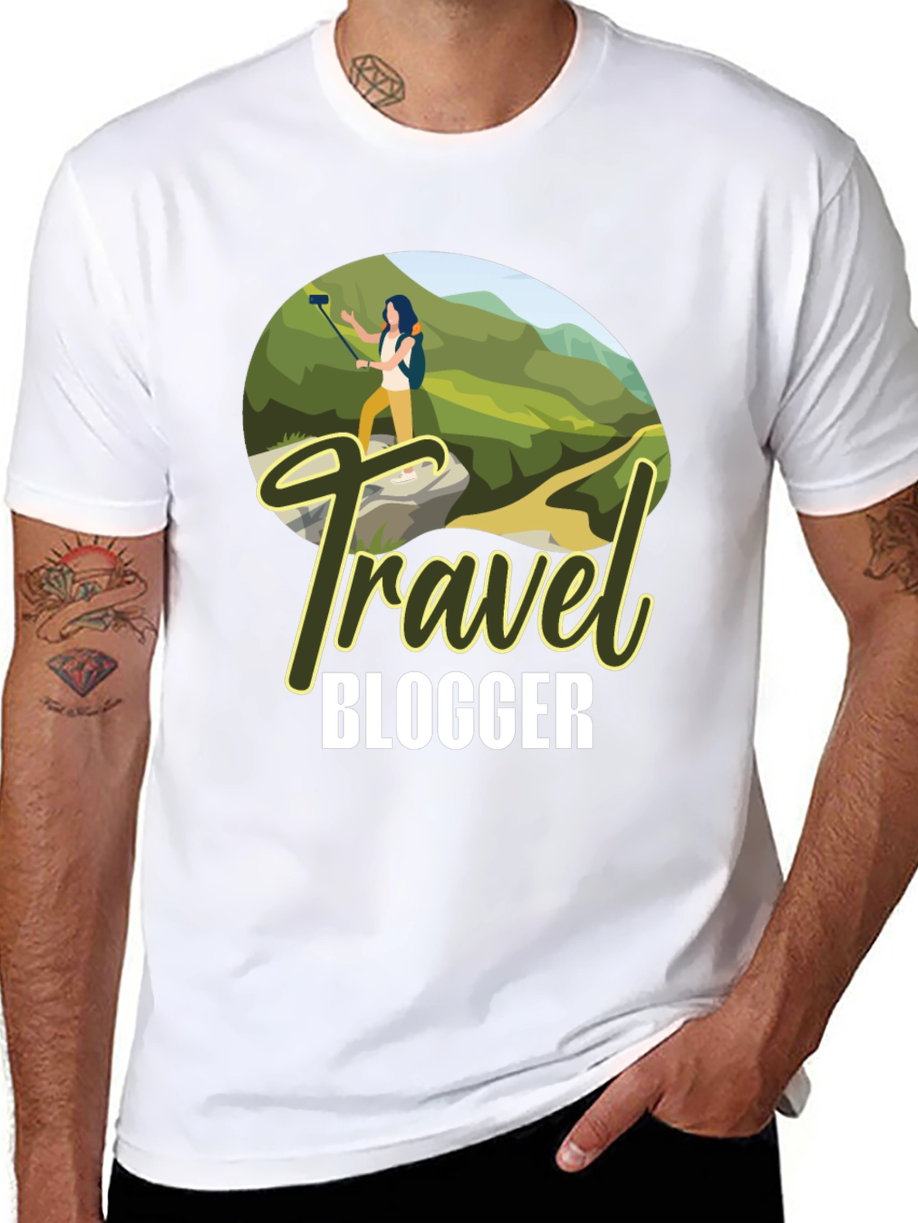 Travel Blogger Graphic Tee - Adventure Ready!