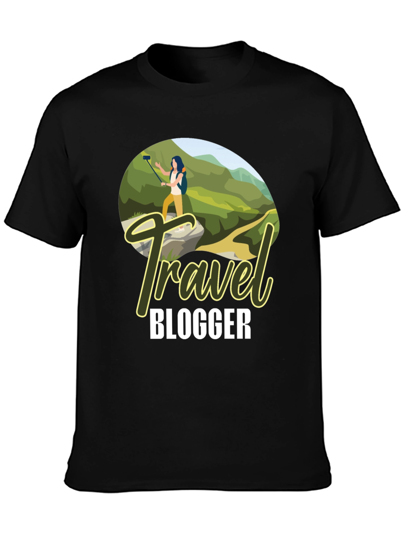 Travel Blogger Graphic Tee - Adventure Ready!