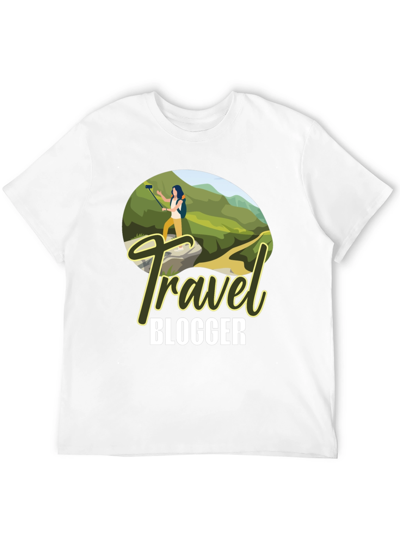 Travel Blogger Graphic Tee - Adventure Ready!