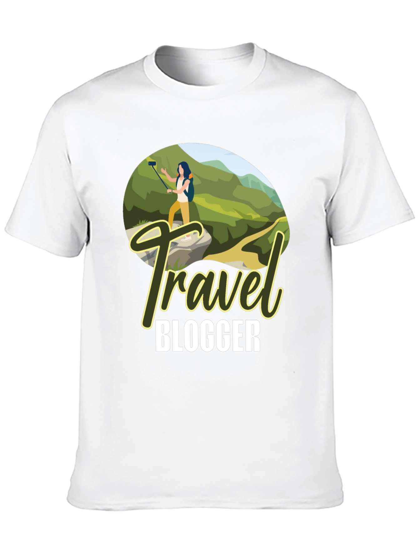Travel Blogger Graphic Tee - Adventure Ready!