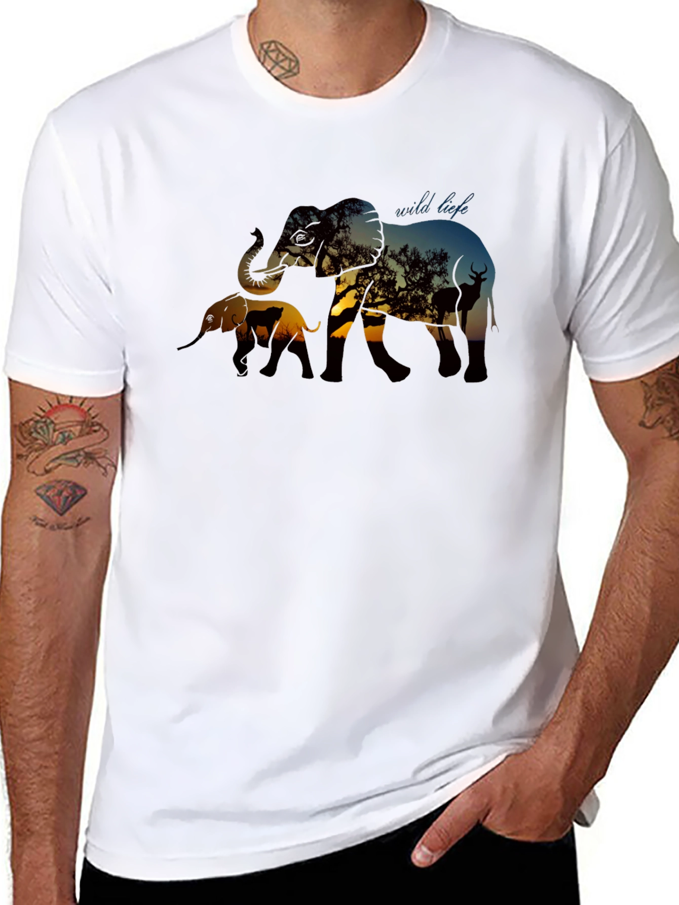 Wild Life Graphic T-Shirt