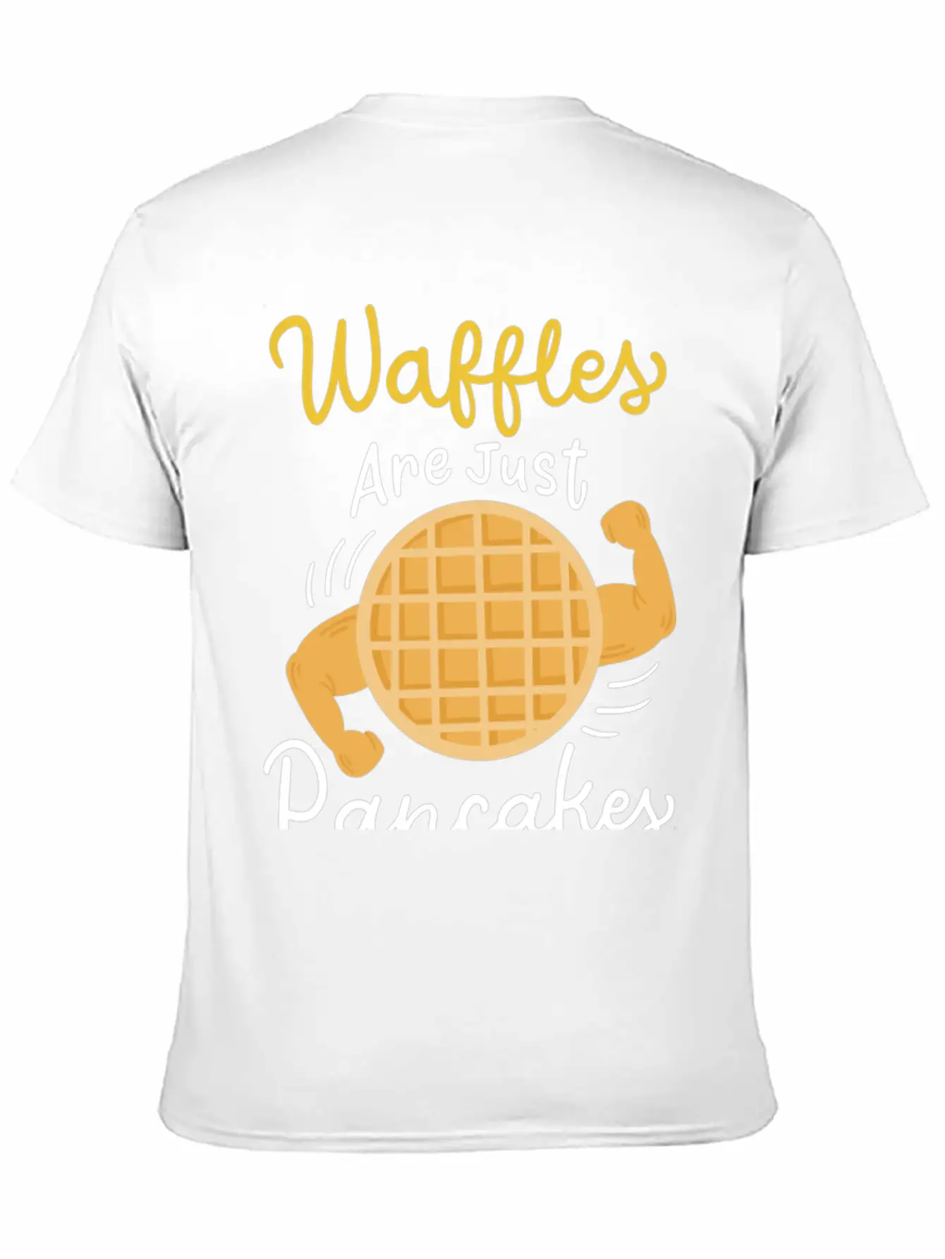 Waffle Pancake Workout Unisex Casual T-Shirt – Clean Design For Daily Comfort