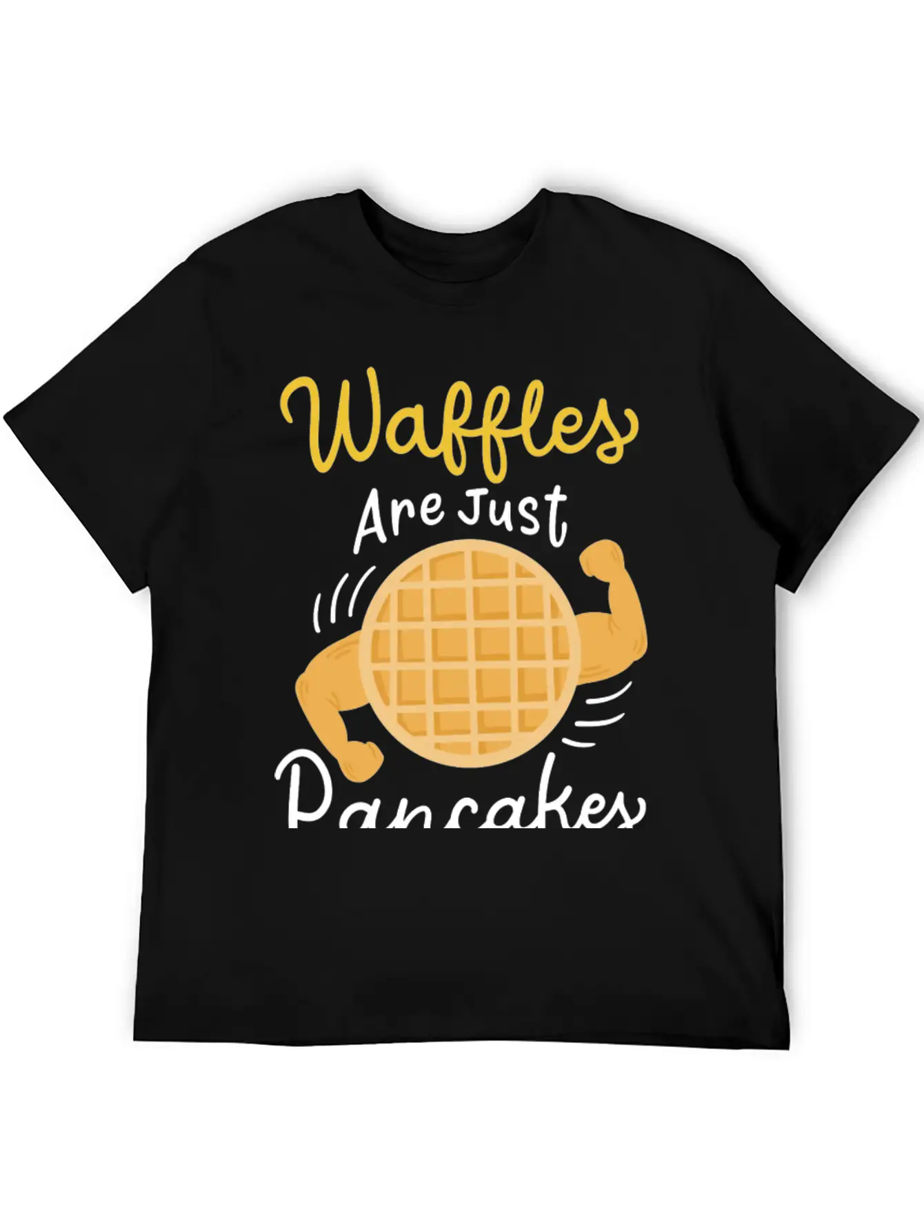 Waffle Pancake Workout Unisex Casual T-Shirt – Clean Design For Daily Comfort