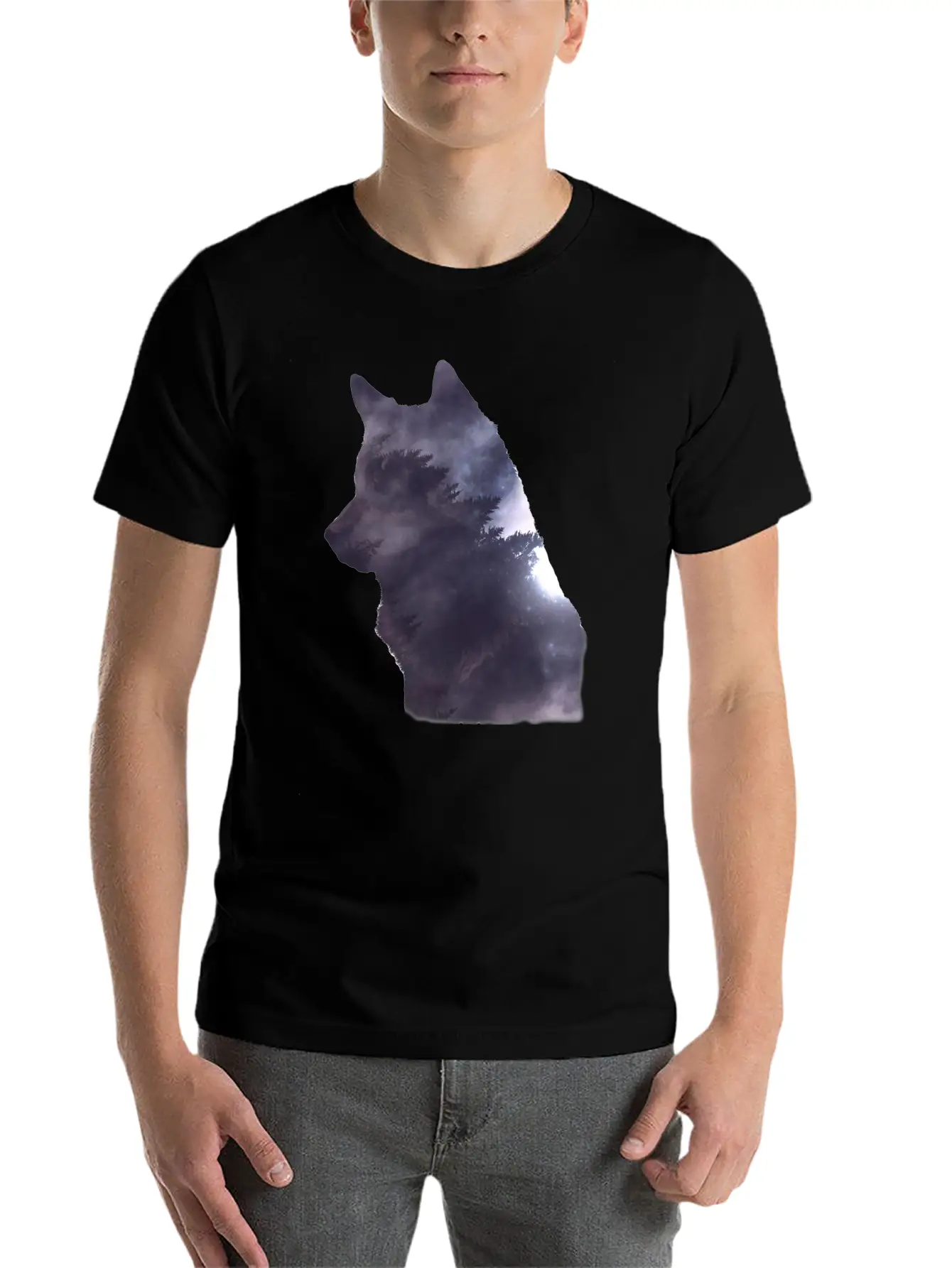 Wake The Wolf In You! Unisex Casual T-Shirt – Clean Design For Daily Comfort