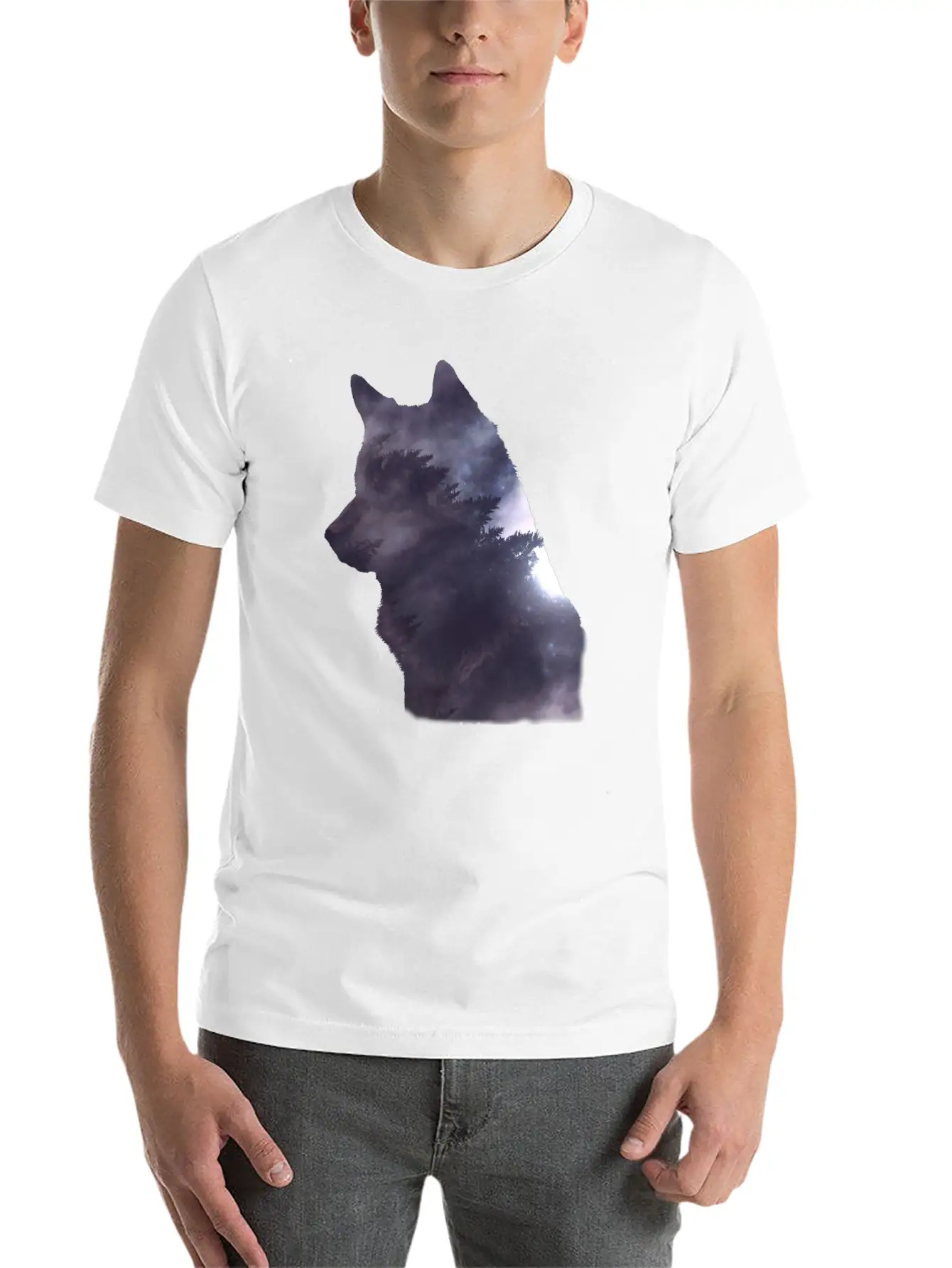 Wake The Wolf In You! Unisex Casual T-Shirt – Clean Design For Daily Comfort