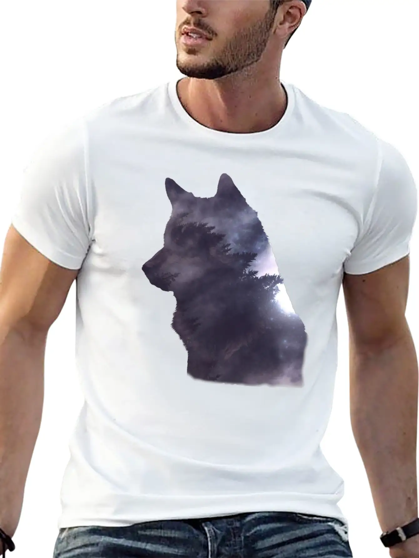 Wake The Wolf In You! Unisex Casual T-Shirt – Clean Design For Daily Comfort
