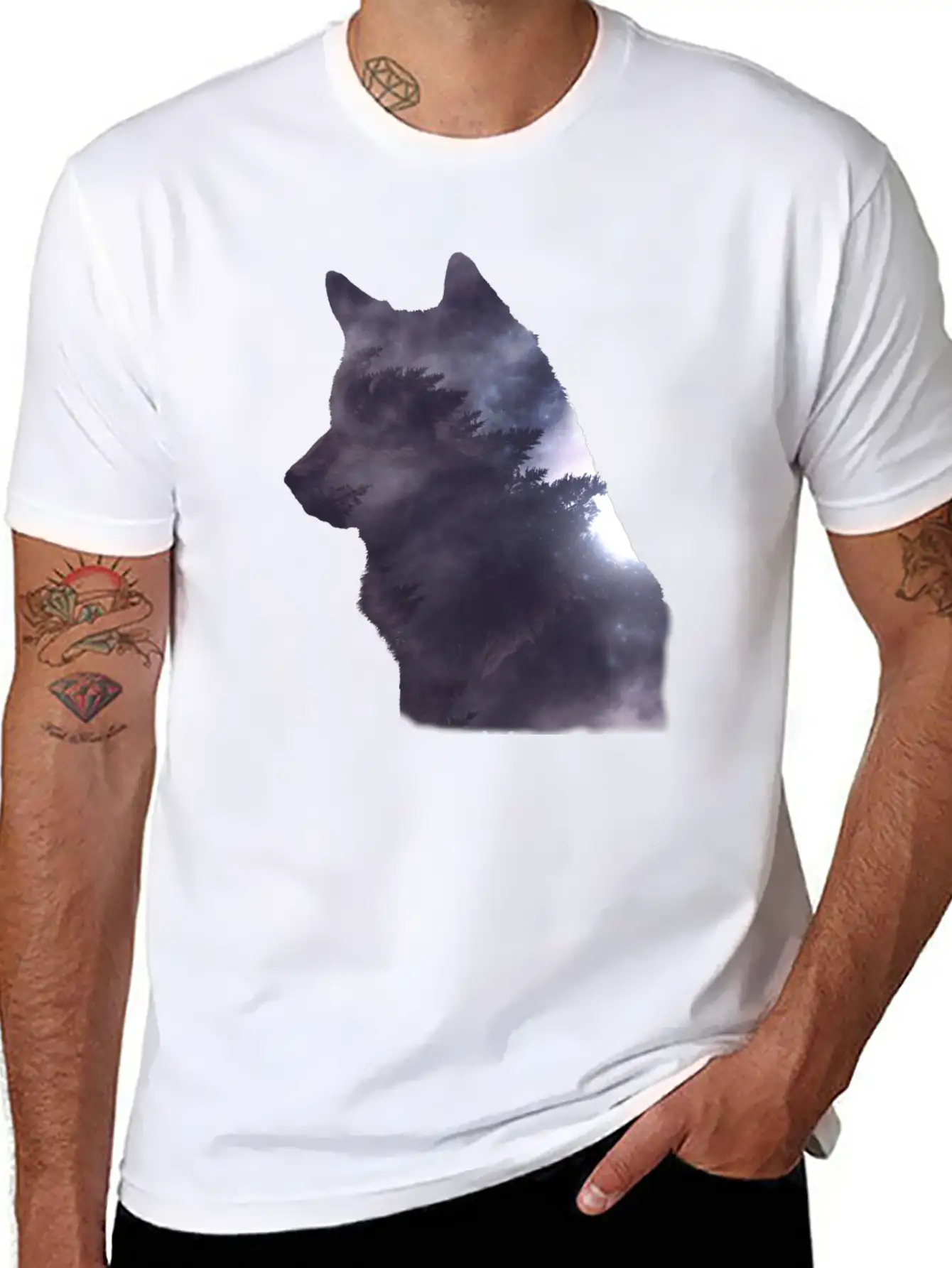 Wake The Wolf In You! Unisex Casual T-Shirt – Clean Design For Daily Comfort