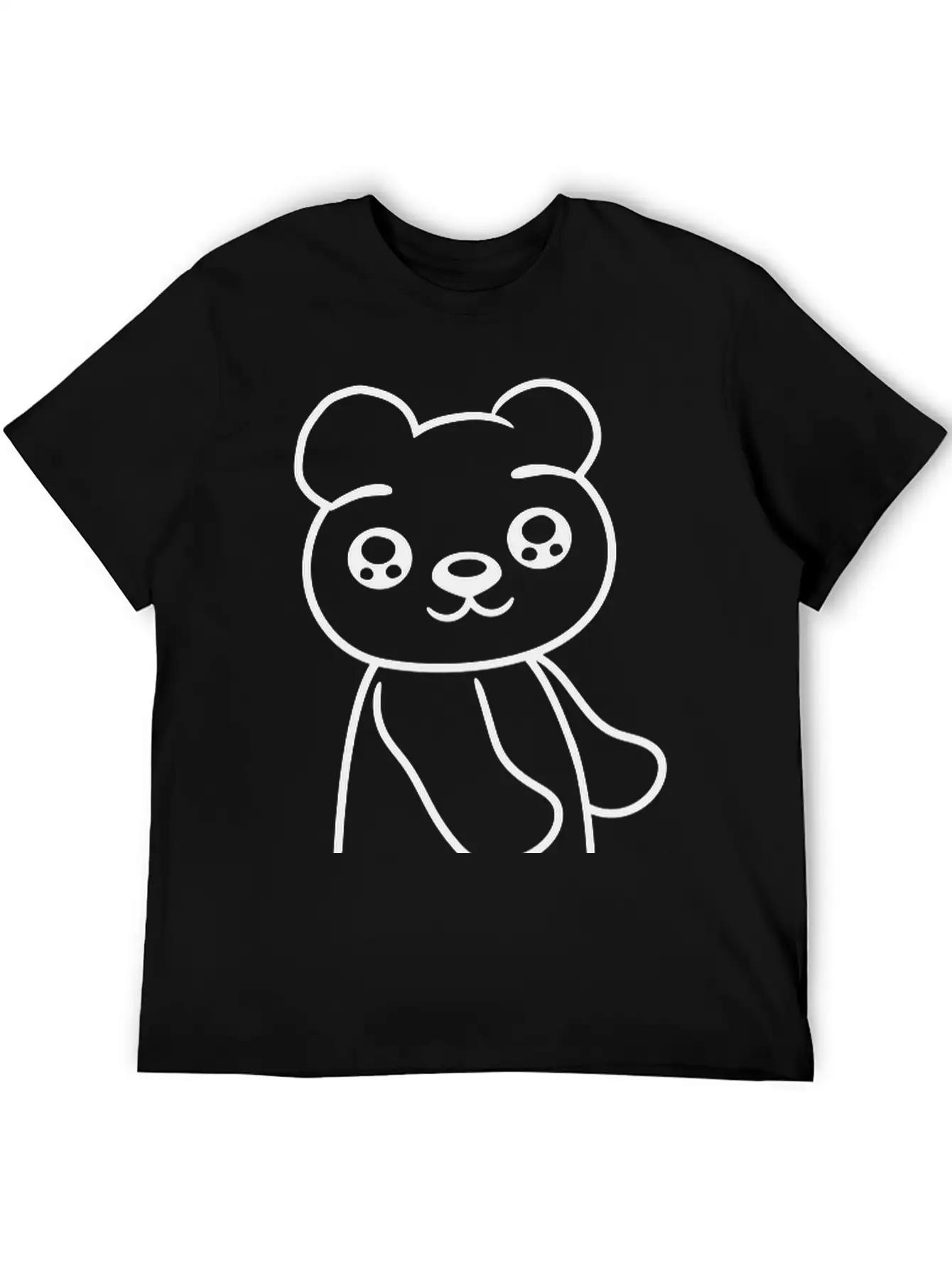 Walk Sweet Cute Comic Cartoon Standing Teddy Bear Soft Cotton Short Sleeve Tee – Unisex Wardrobe Staple