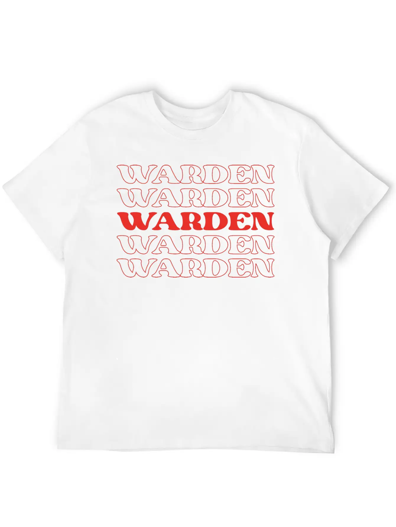 Warden Supervisor Administrator Guardian Keeper Unisex Casual T-Shirt – Clean Design For Daily Comfort