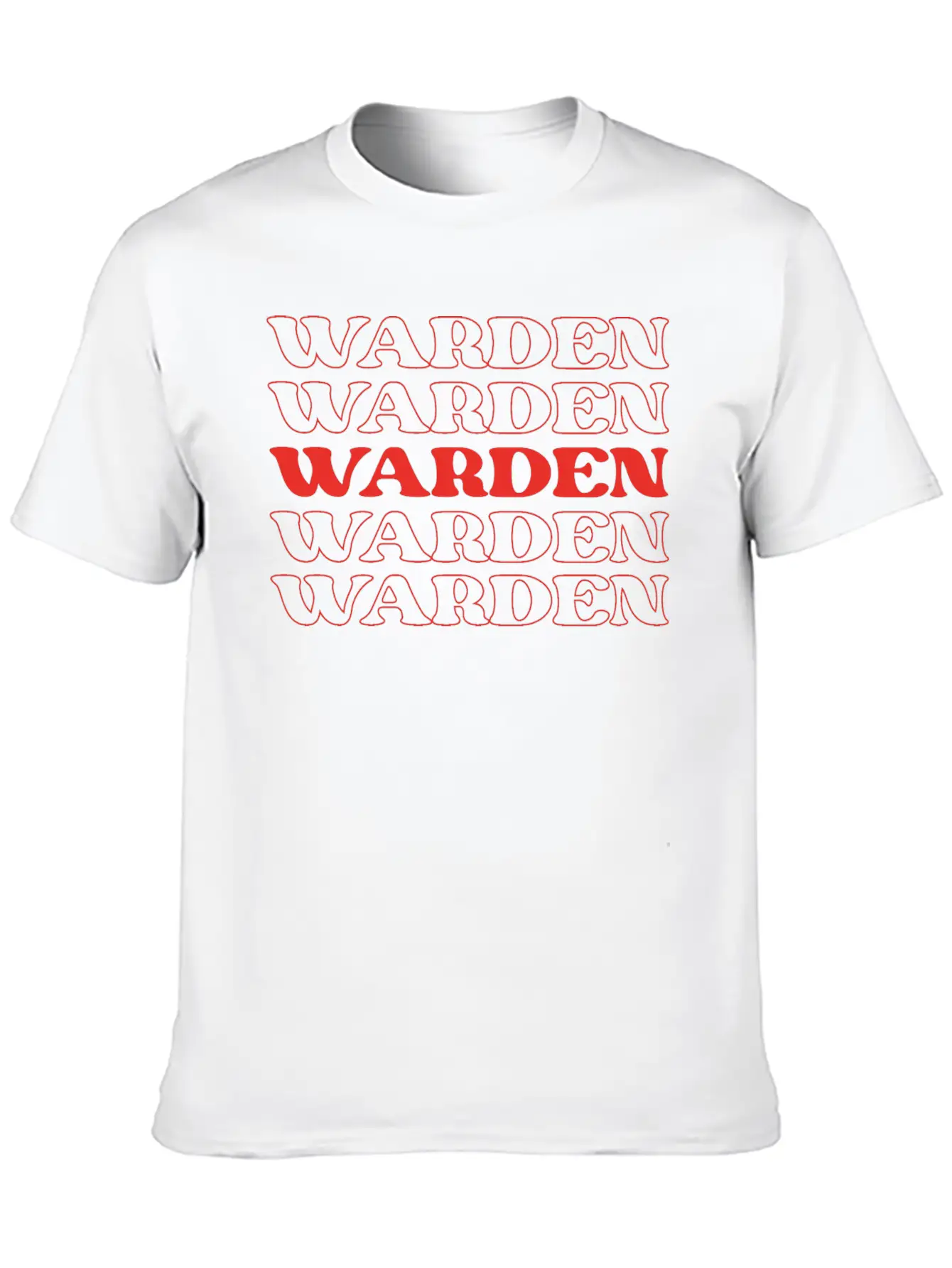 Warden Supervisor Administrator Guardian Keeper Unisex Casual T-Shirt – Clean Design For Daily Comfort