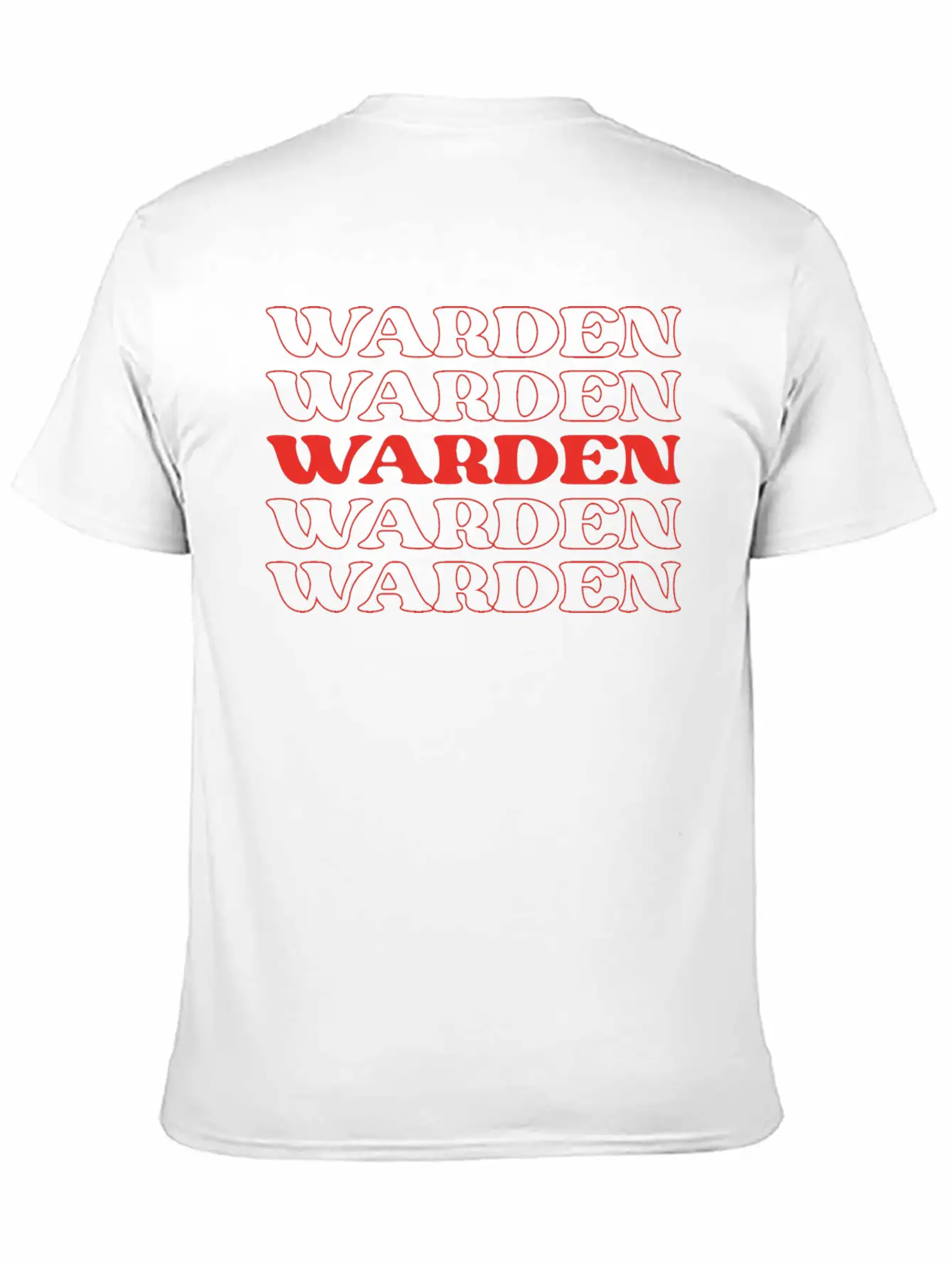 Warden Supervisor Administrator Guardian Keeper Unisex Casual T-Shirt – Clean Design For Daily Comfort