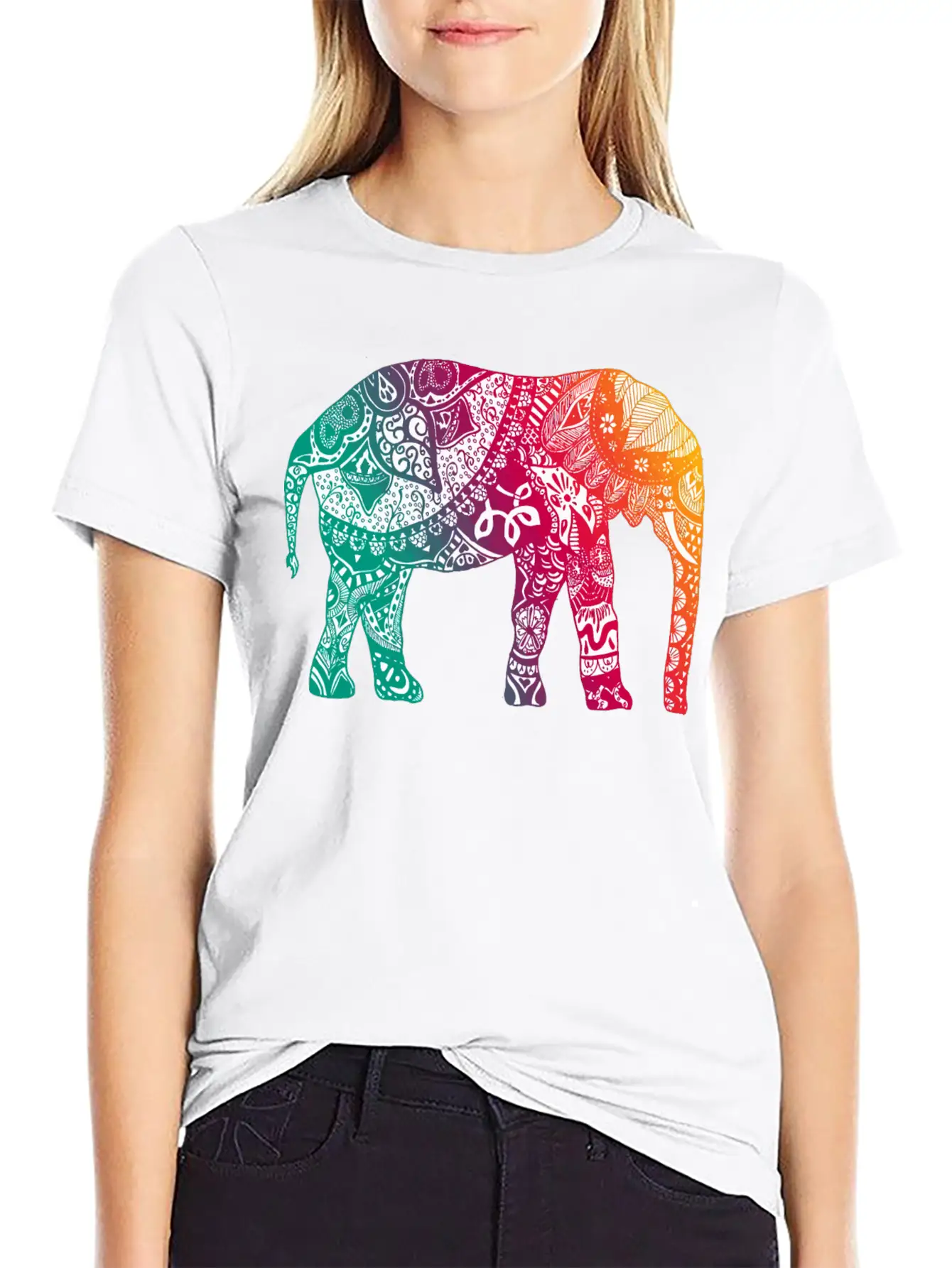 Warm Elephant Soft Cotton Short Sleeve Tee – Unisex Wardrobe Staple