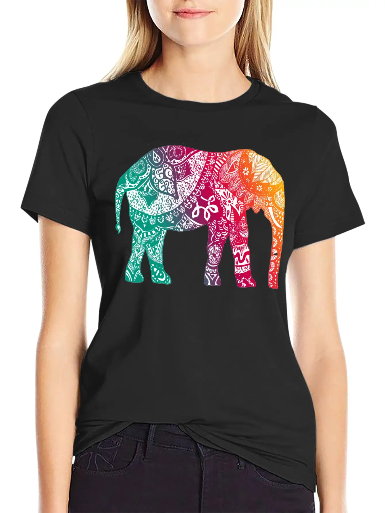 Warm Elephant Soft Cotton Short Sleeve Tee – Unisex Wardrobe Staple