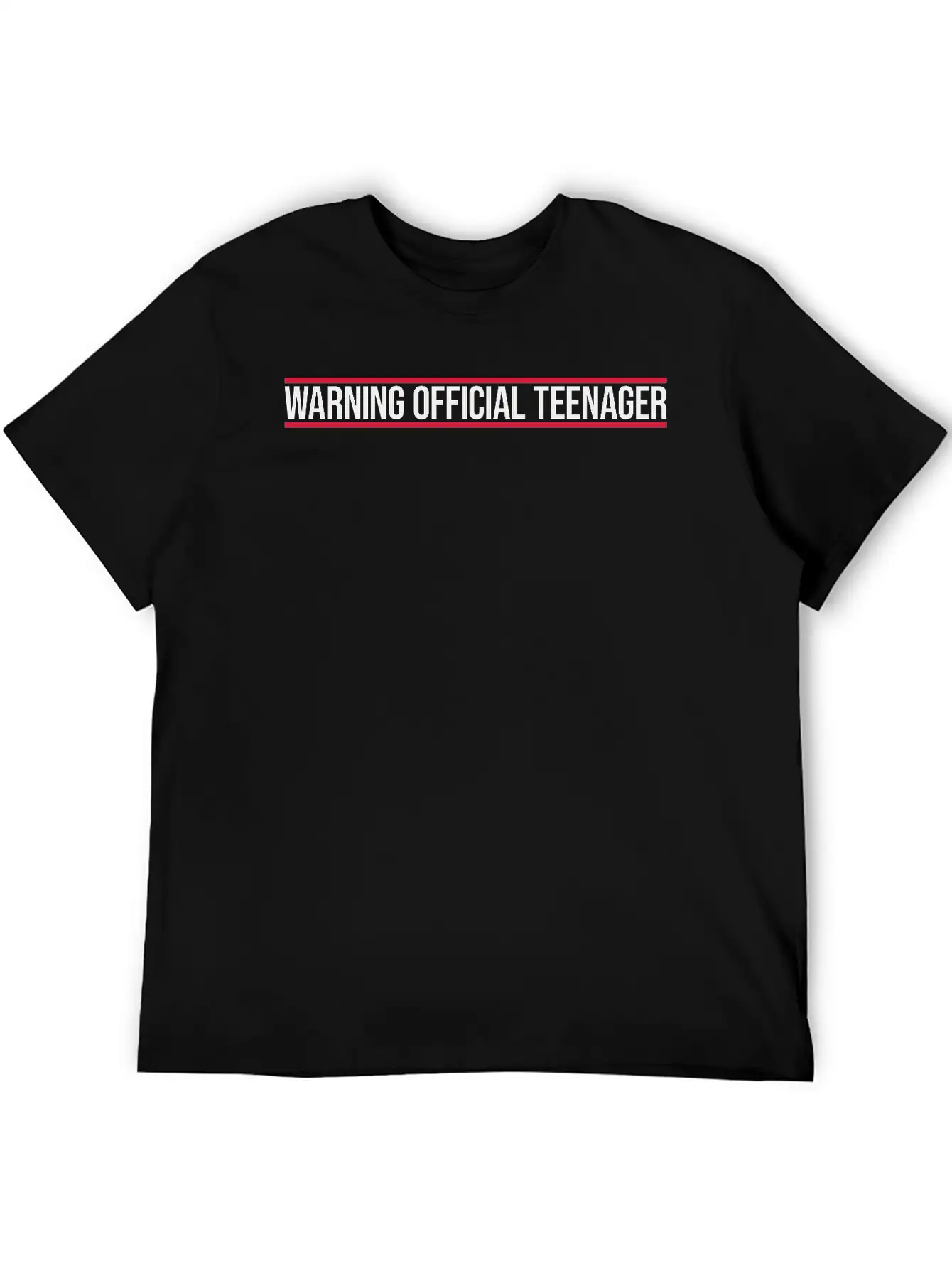Warning Official Teenager Quote Classic Fit Graphic Tee For Daily Comfort – Unisex Cotton Shirt