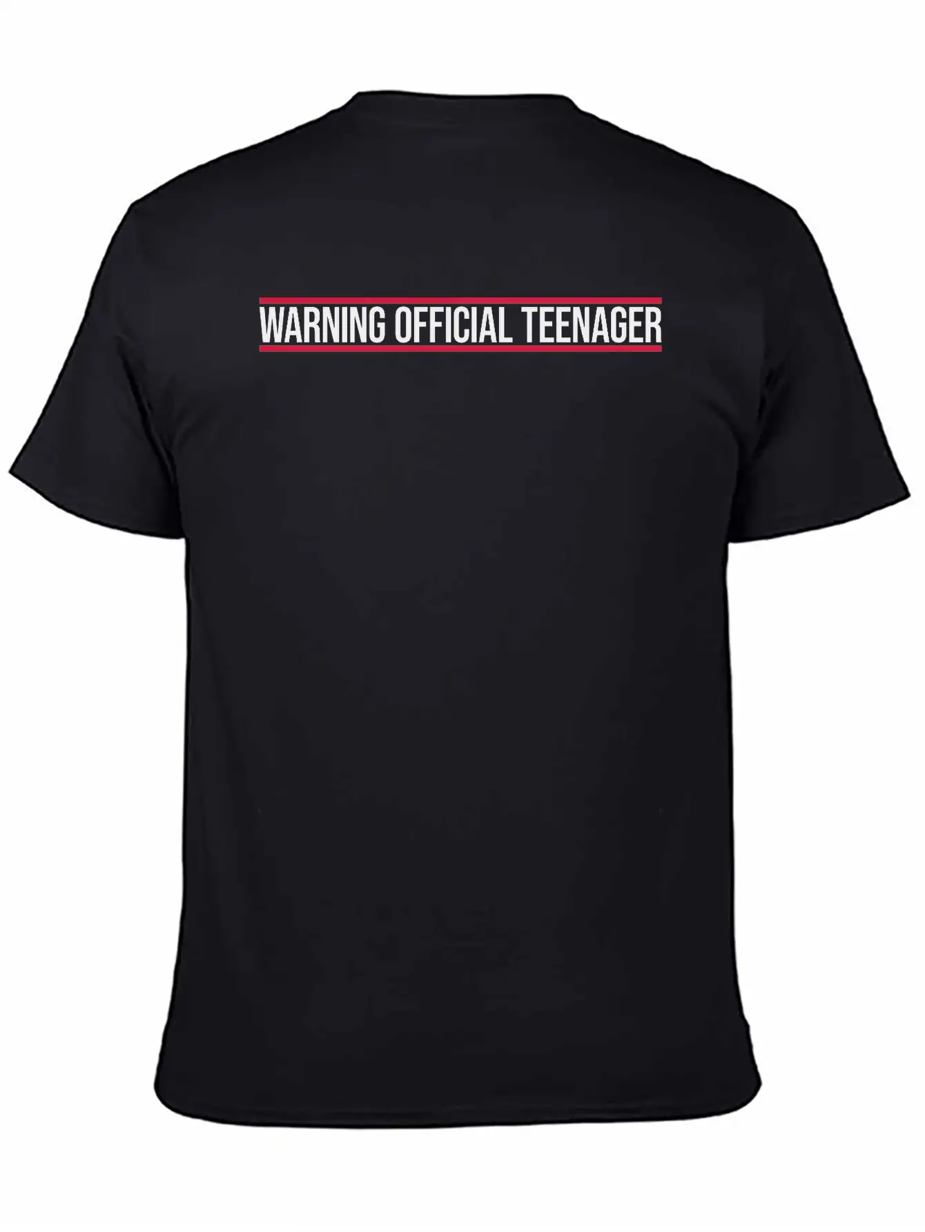 Warning Official Teenager Quote Classic Fit Graphic Tee For Daily Comfort – Unisex Cotton Shirt