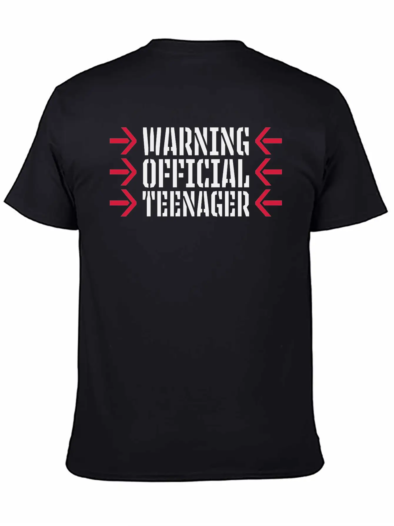 Warning Official Teenager Quote Lightweight Cotton T-Shirt – Daily Comfort Graphic Shirt