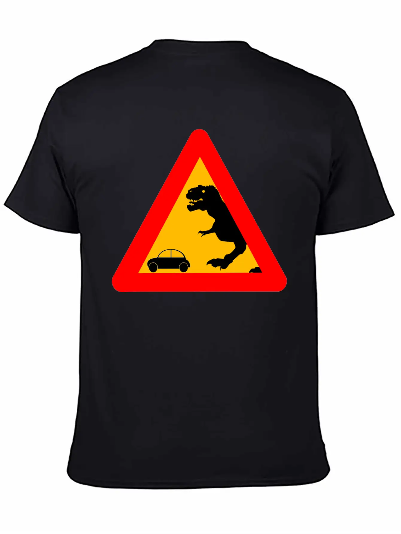Warning Tyrannosaurus Rex Trex Dinosaurier Lightweight Cotton T-Shirt – Daily Comfort Graphic Shirt