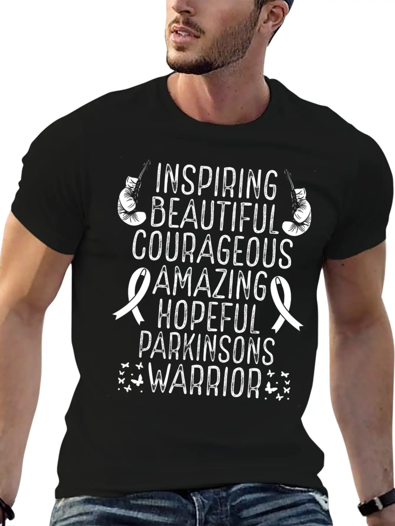 Warrior Disease Fighter Parkinsons Awareness Soft Cotton Short Sleeve Tee – Unisex Wardrobe Staple